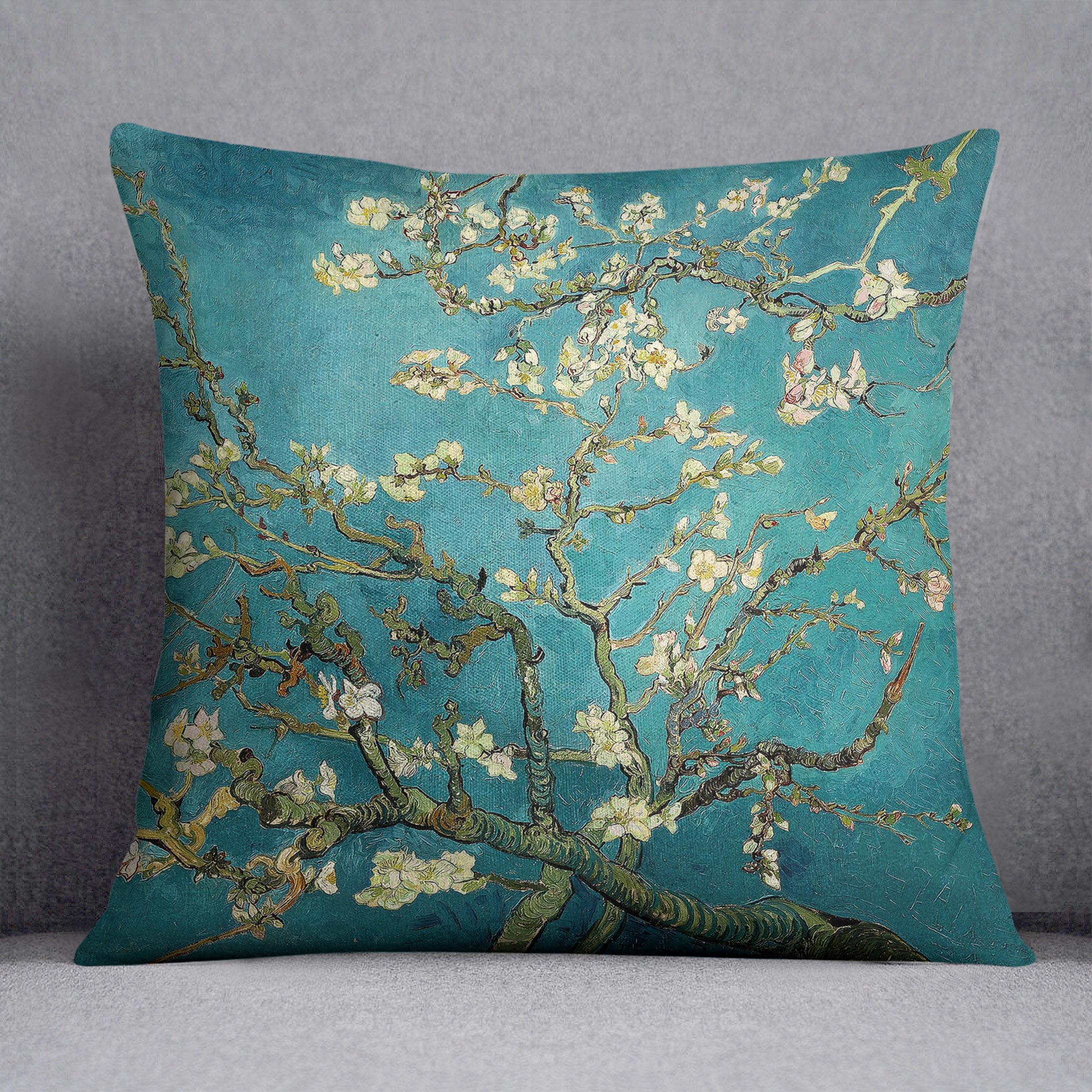 Van Gogh Almond Blossom artist cushion for styling with wall art