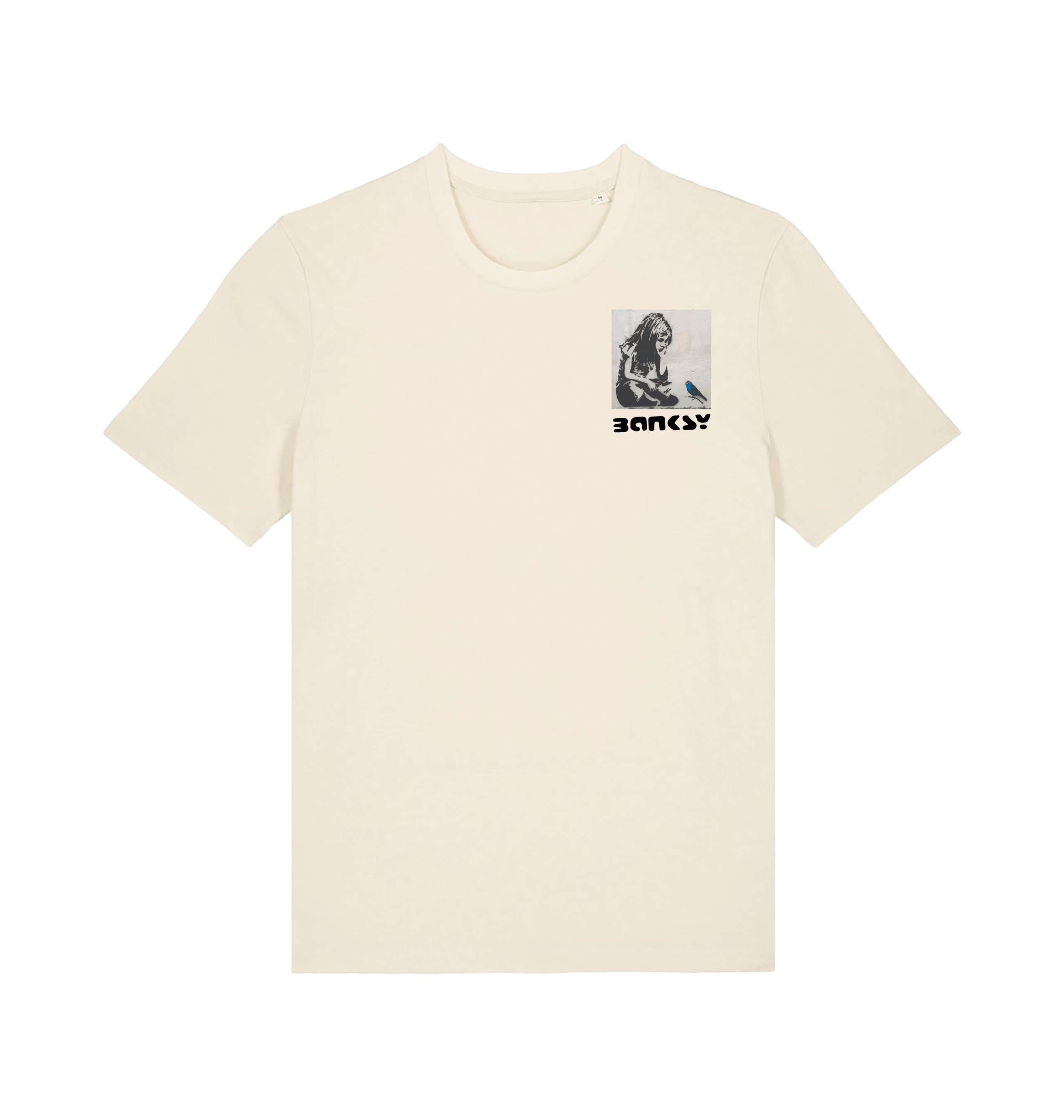 Natural Raw Printed T-shirt Front