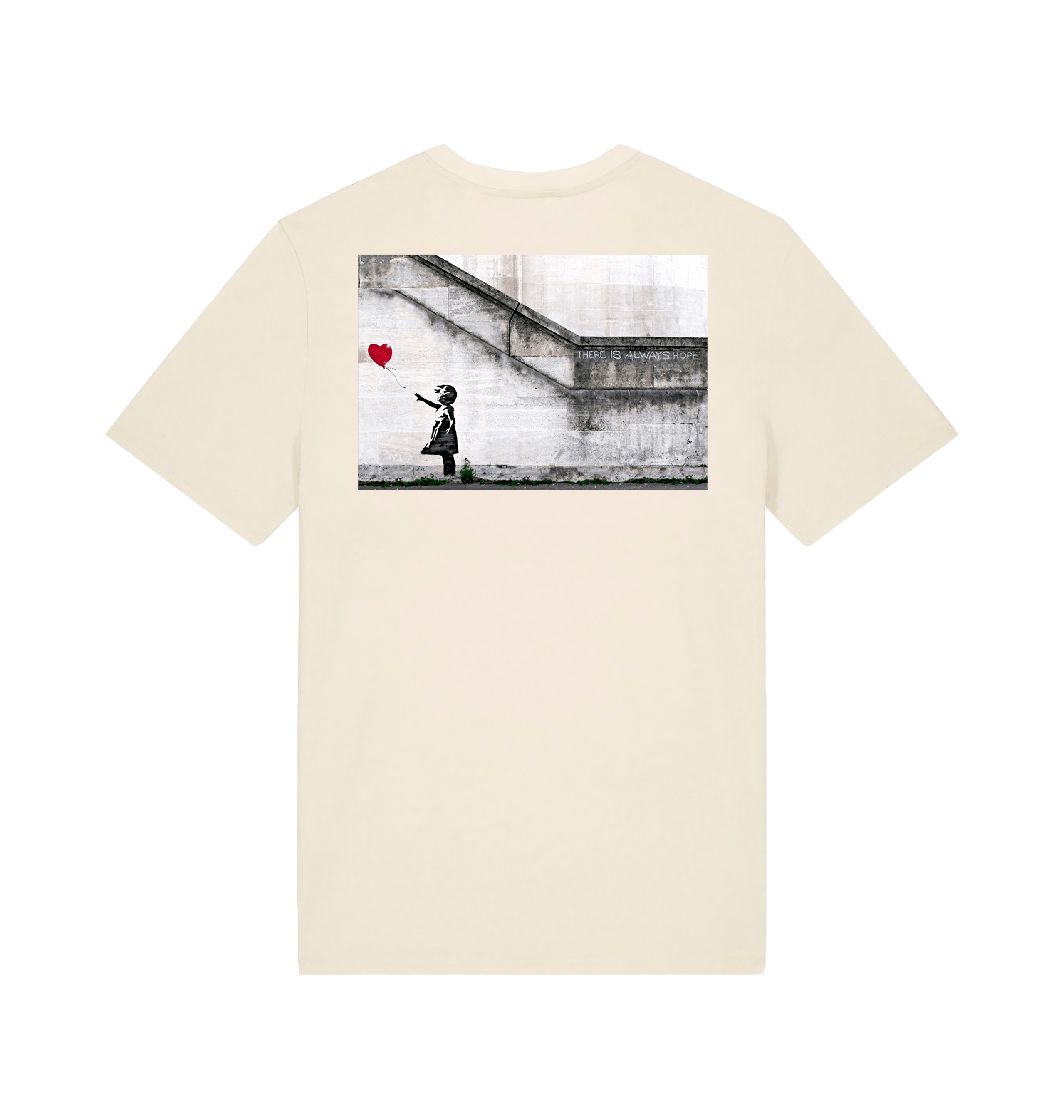 Natural Raw Printed T-shirt Back