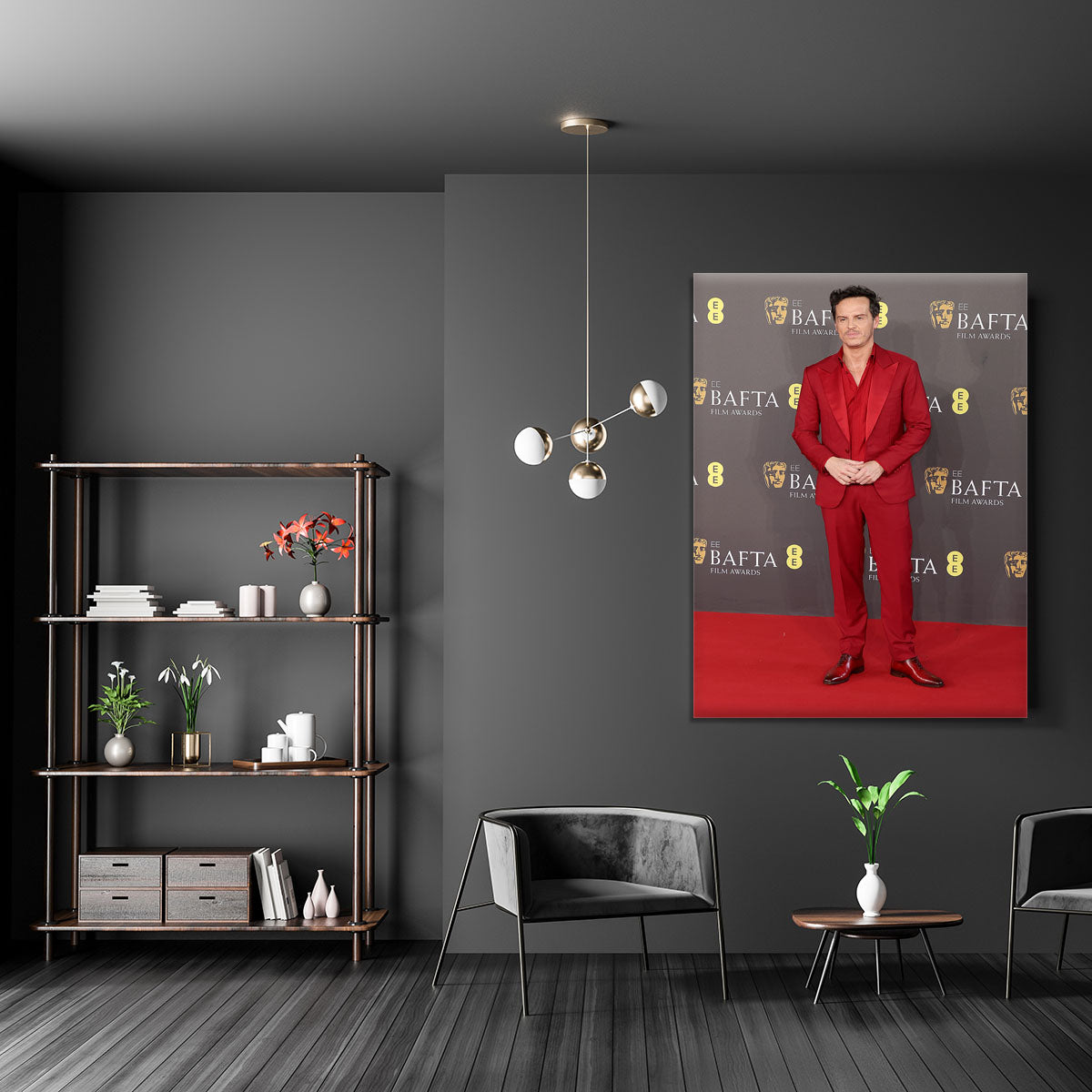 Andrew Scott at the Baftas Canvas Print or Poster - Canvas Art Rocks - 5
