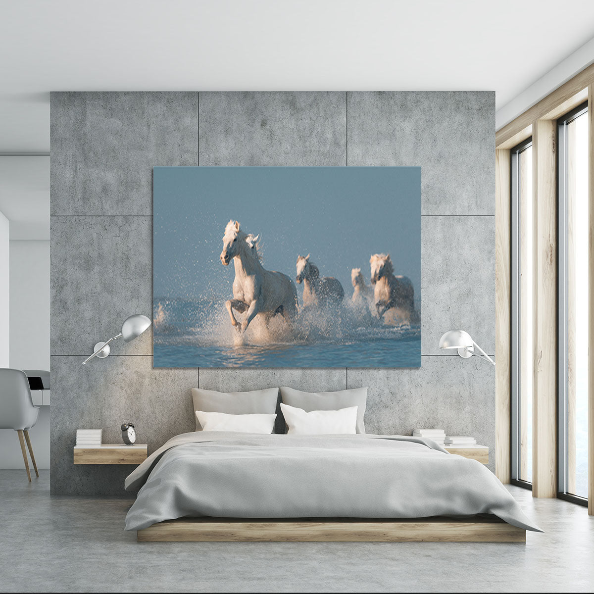 Angels of Camargue Canvas Print or Poster - 1x - 5