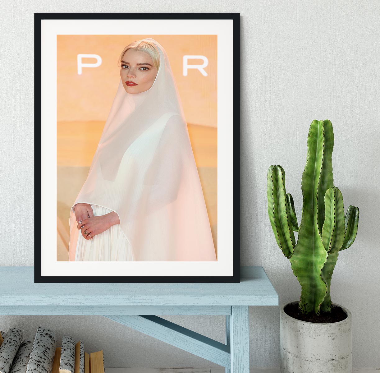 Anya Taylor Joy at the premiere of Dune part two Framed Print - Canvas Art Rocks - 1