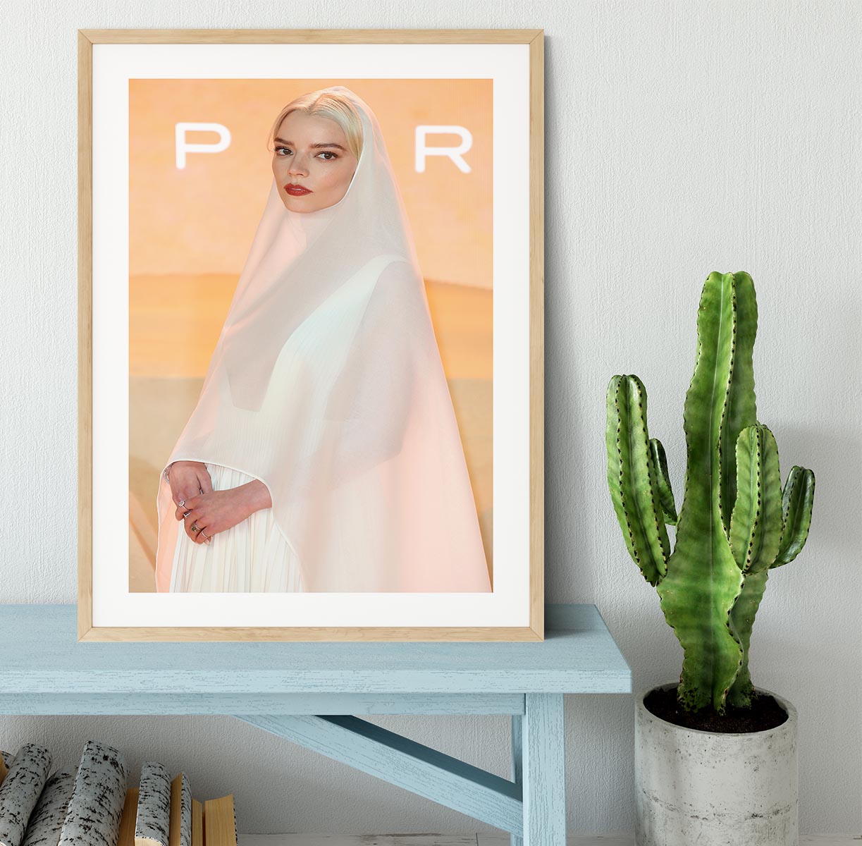 Anya Taylor Joy at the premiere of Dune part two Framed Print - Canvas Art Rocks - 3