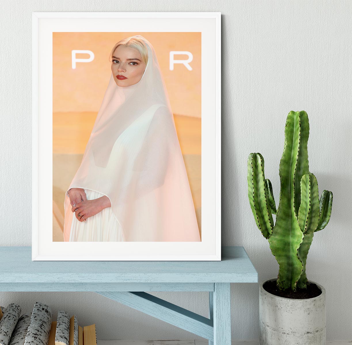 Anya Taylor Joy at the premiere of Dune part two Framed Print - Canvas Art Rocks - 5