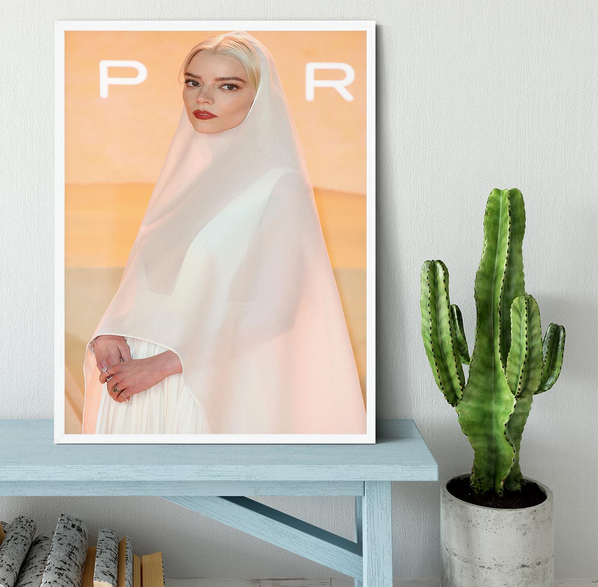 Anya Taylor Joy at the premiere of Dune part two Framed Print - Canvas Art Rocks -6