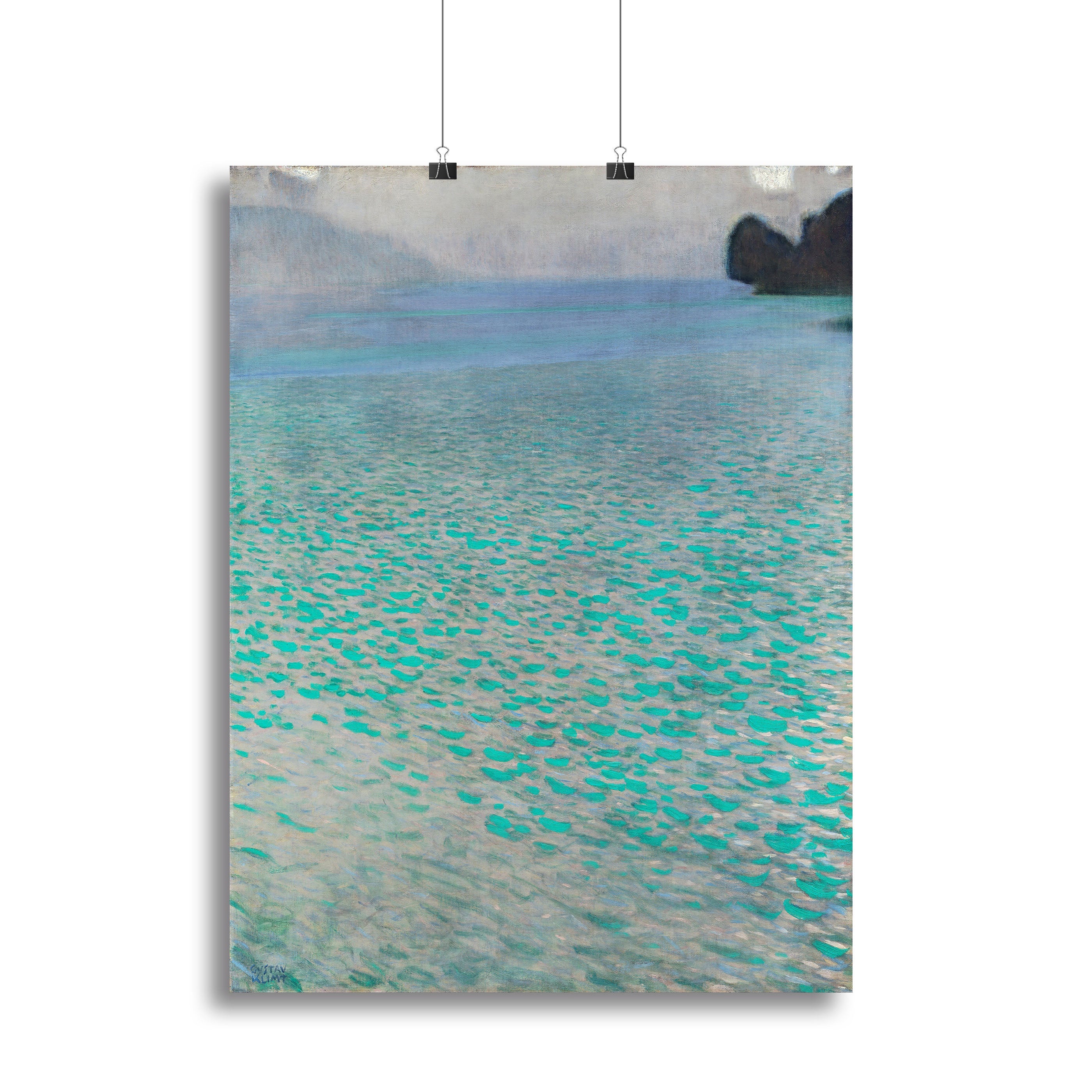 Attersee by Klimt Poster - Unframed
