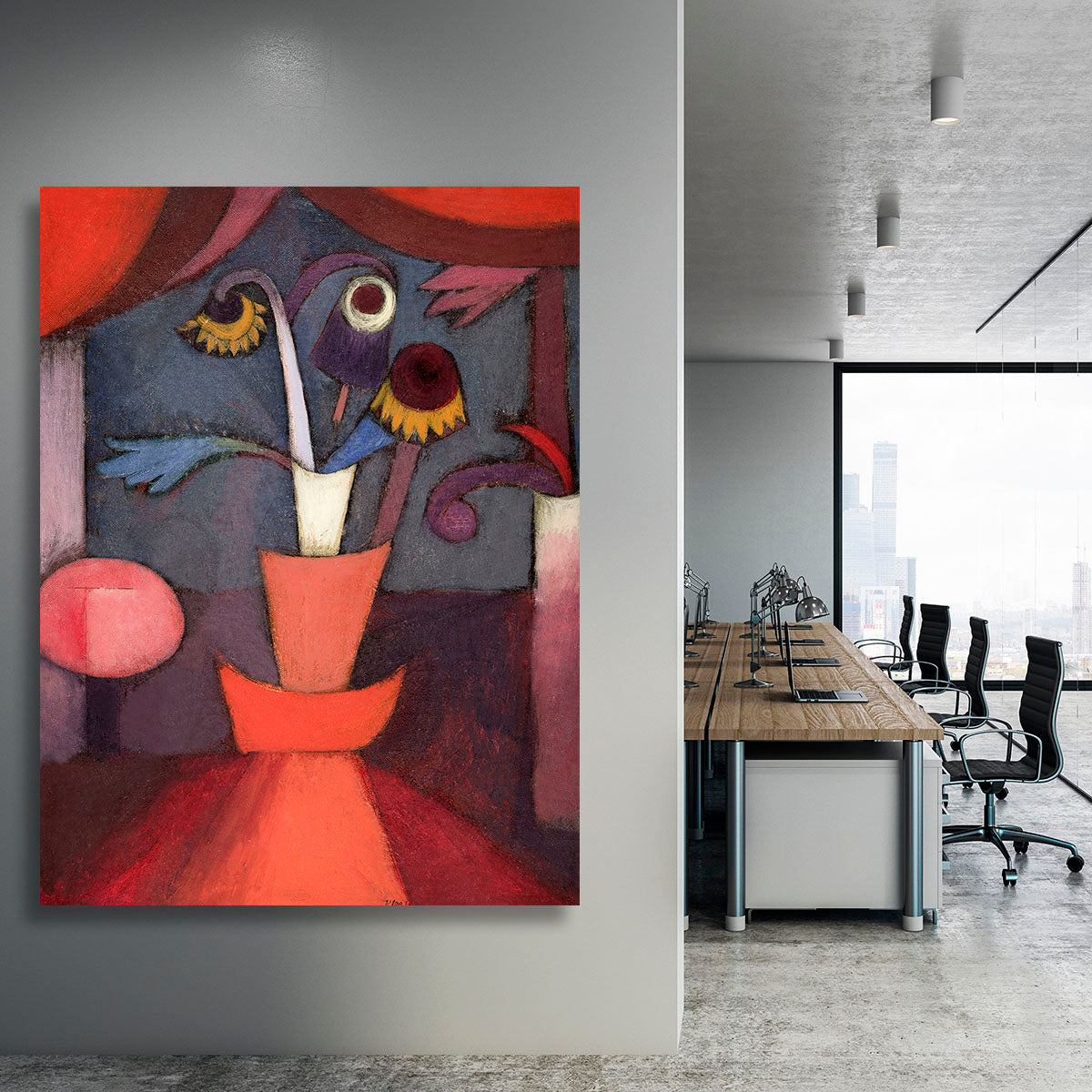 Autumn Flower 1922 No.1 Canvas Print or Poster - Canvas Art Rocks - 3