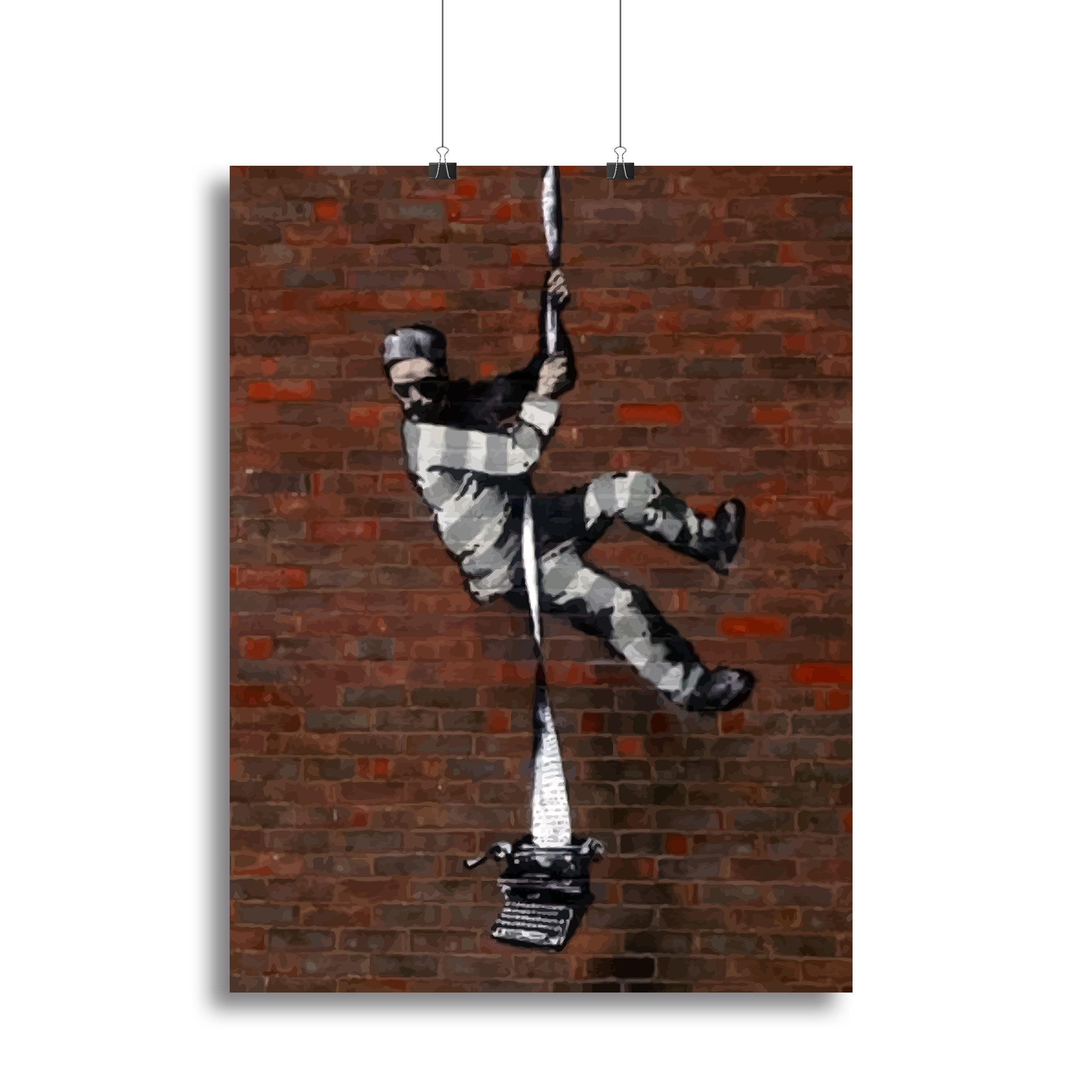 Banksy Escaping Prisoner Poster - Unframed