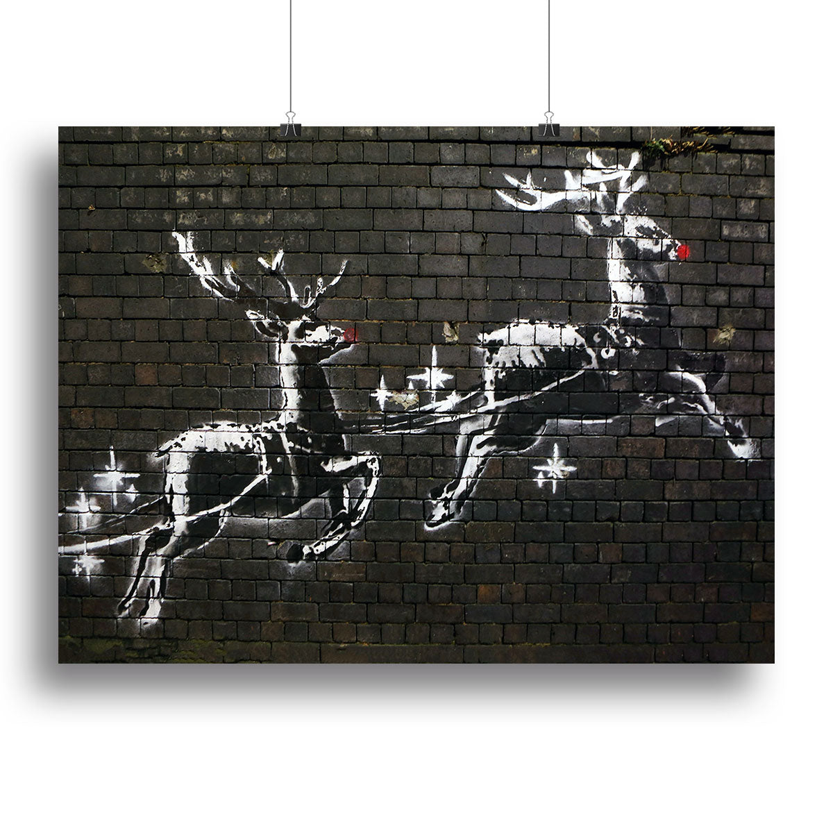 Banksy Christmas Poster - Unframed