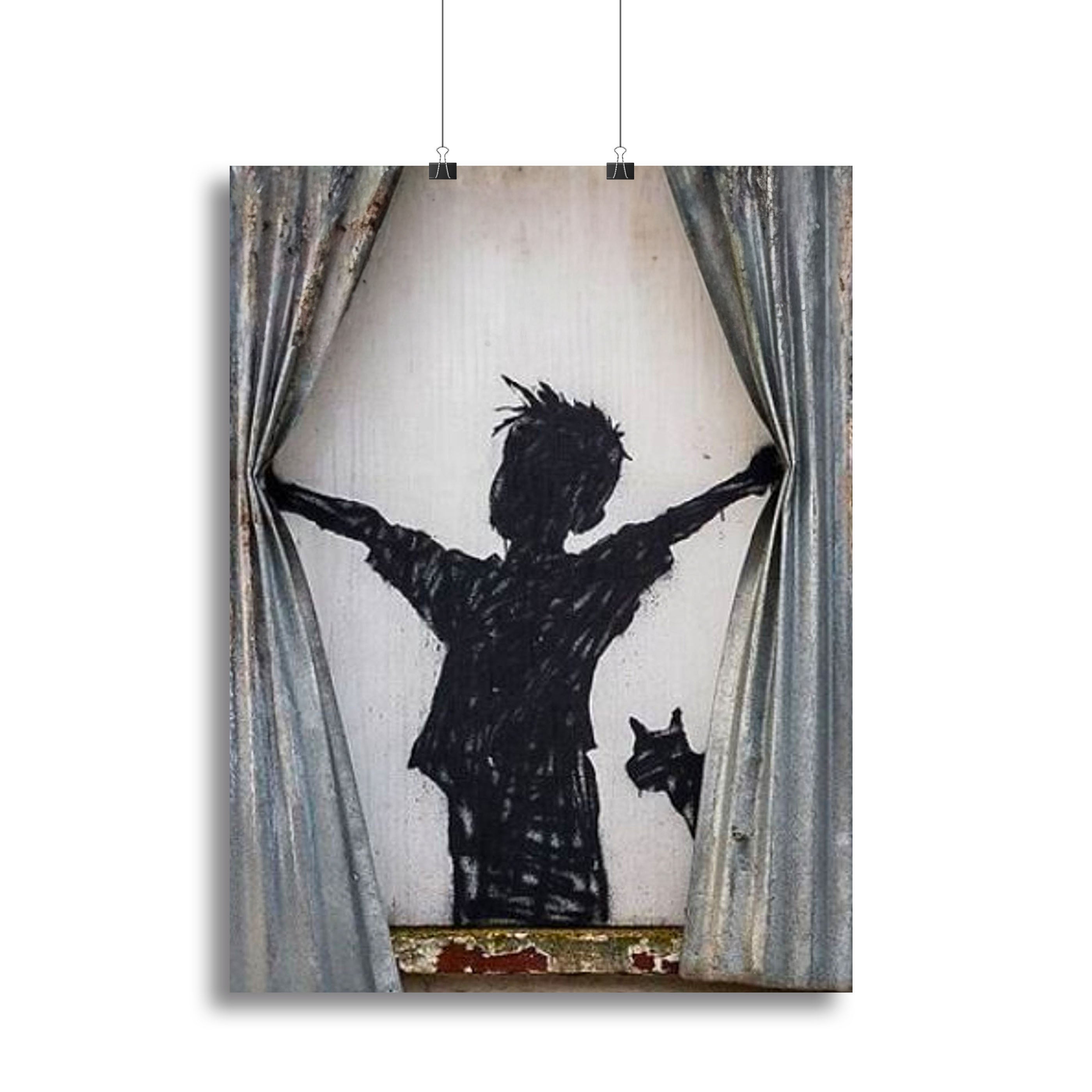 Banksy Derelict Farmhouse Poster - Unframed