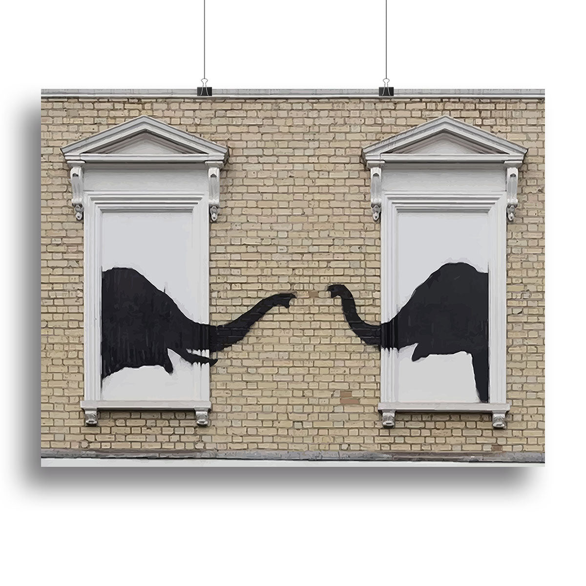 Banksy Elephant In The Room Canvas Print or Poster - Canvas Art Rocks - 2