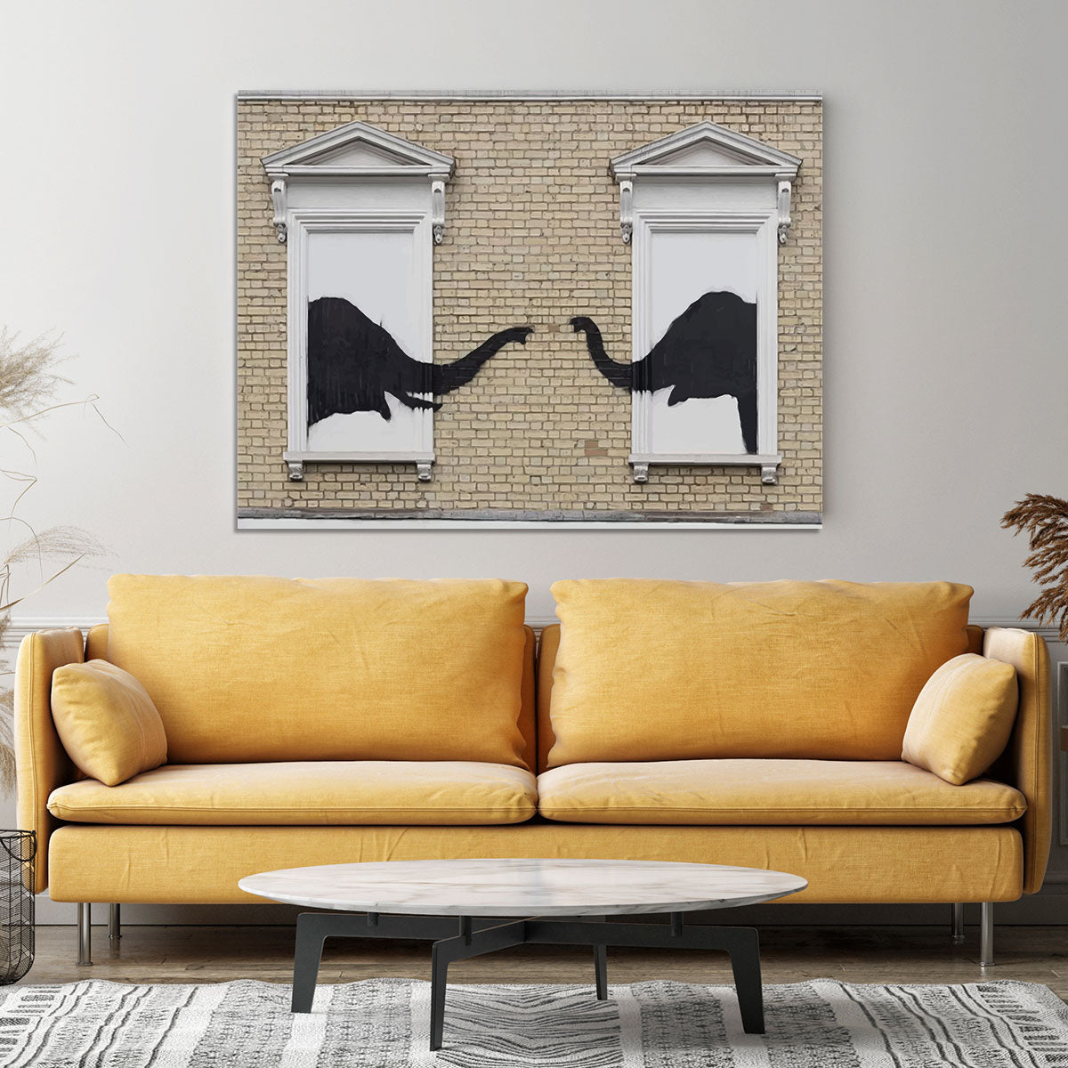 Banksy Elephant In The Room Canvas Print or Poster - Canvas Art Rocks - 4