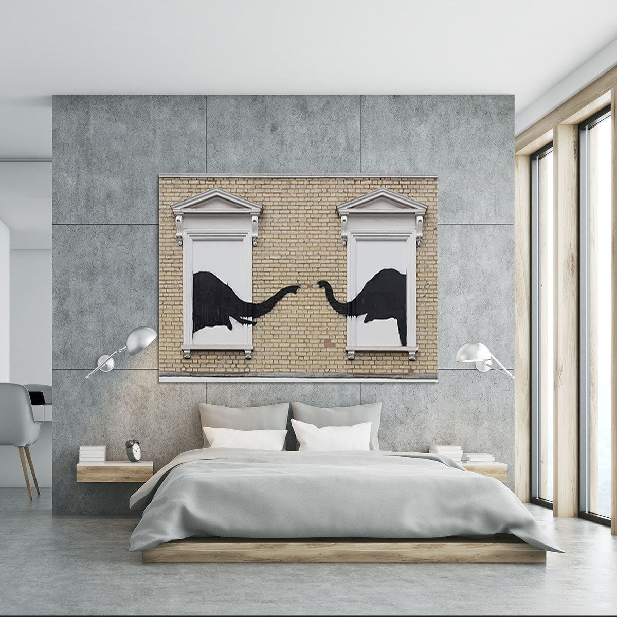 Banksy Elephant In The Room Canvas Print or Poster - Canvas Art Rocks - 5