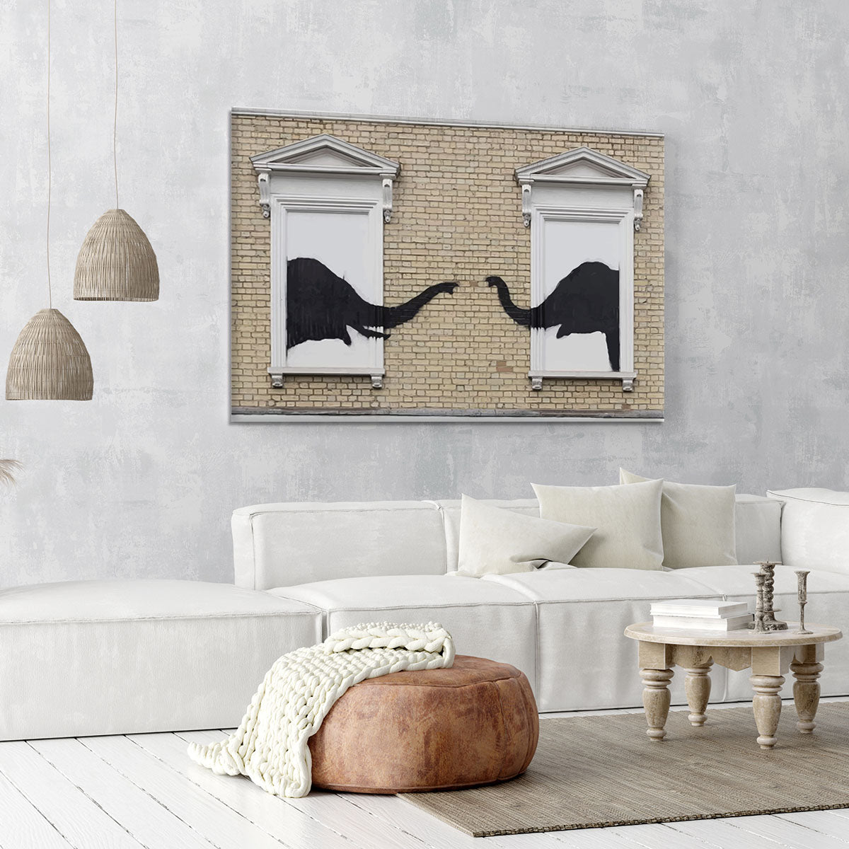 Banksy Elephant In The Room Canvas Print or Poster - Canvas Art Rocks - 6