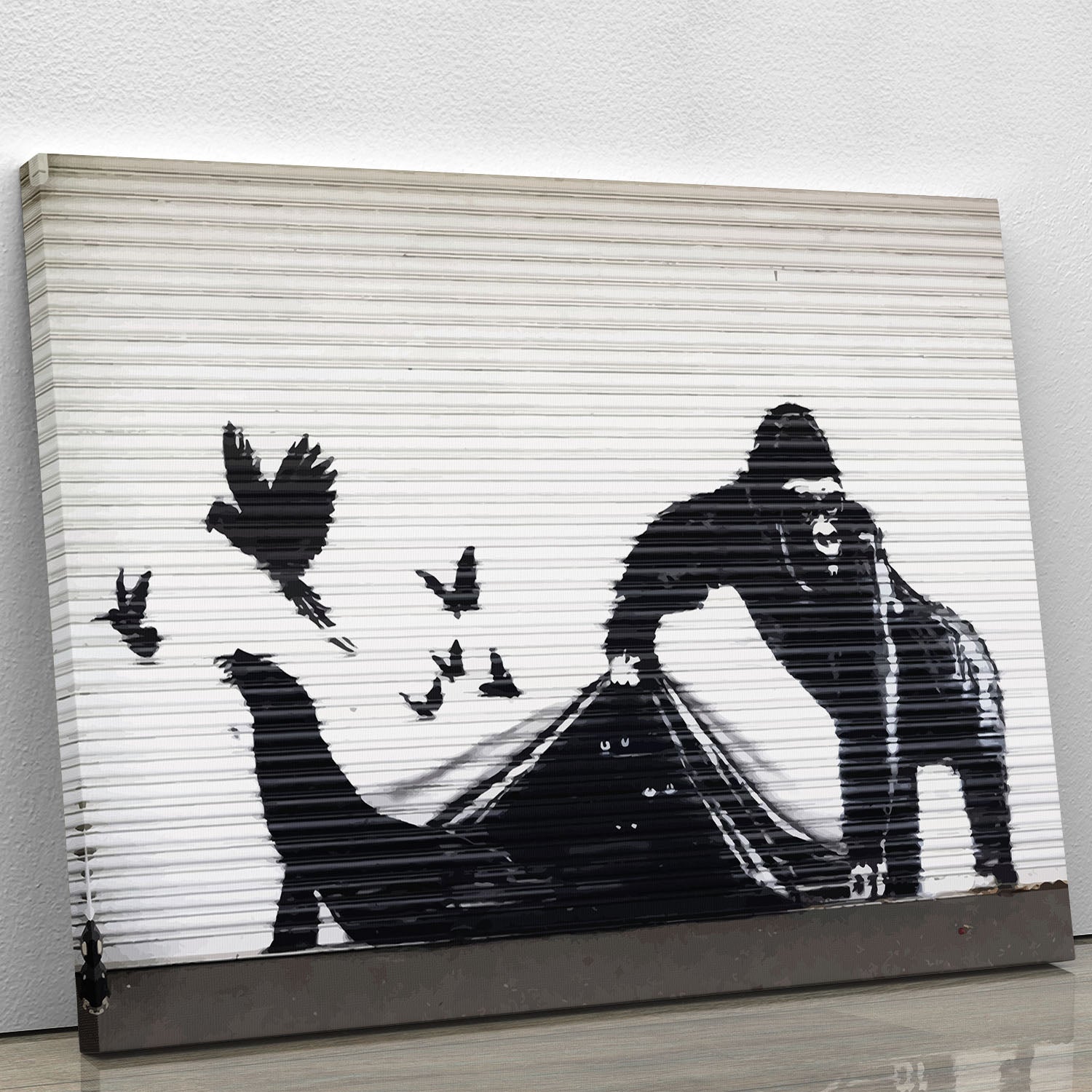 Banksy London Zoo Canvas Print or Poster - Canvas Art Rocks - 1