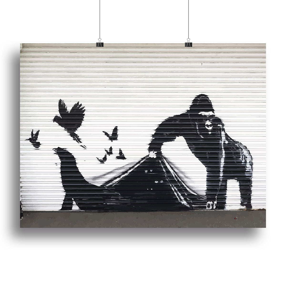 Banksy London Zoo Canvas Print or Poster - Canvas Art Rocks - 2