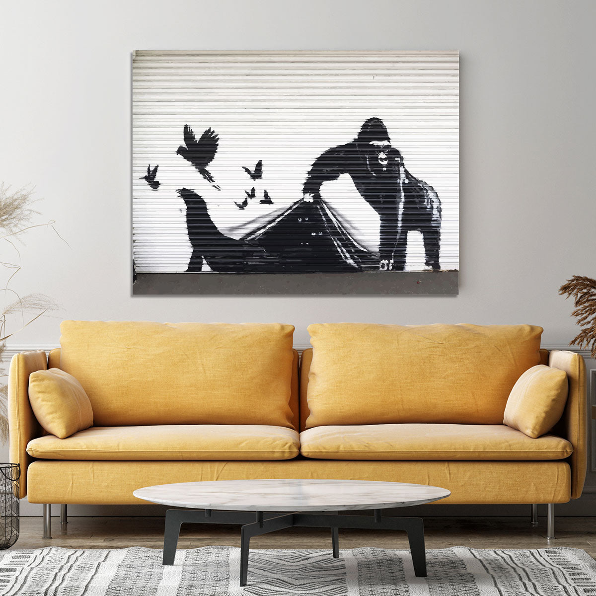 Banksy London Zoo Canvas Print or Poster - Canvas Art Rocks - 4