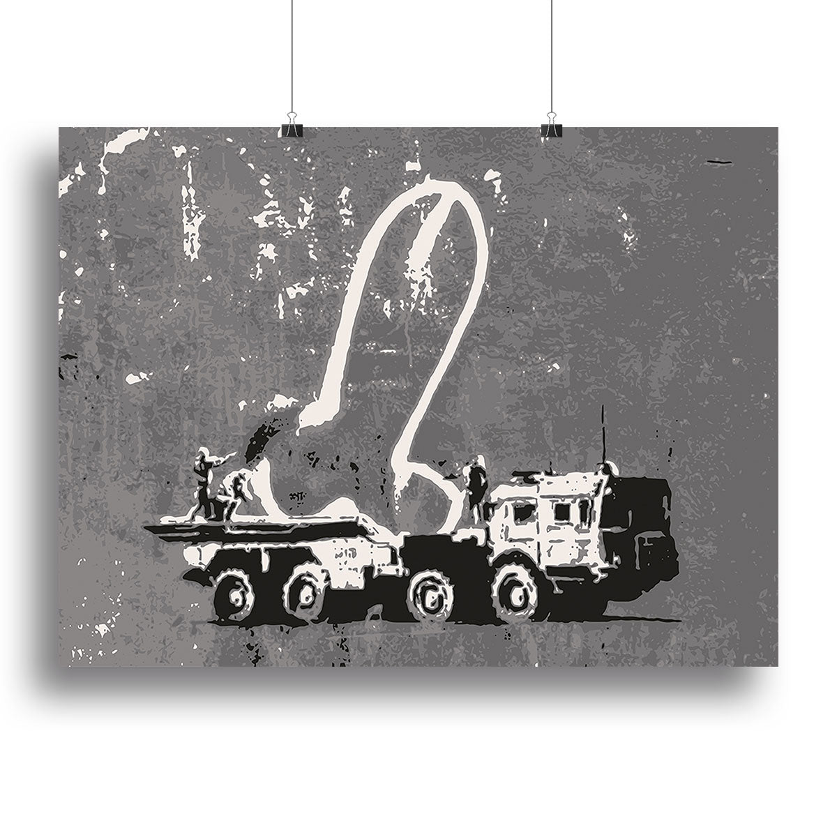 Banksy Ukraine Penis Missile Poster - Unframed