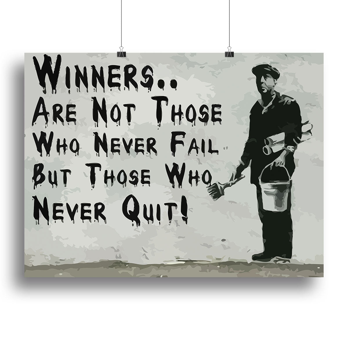 Banksy Winners Are Not Poster - Unframed