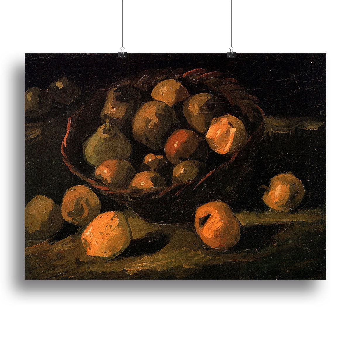 Basket of Apples by Van Gogh Poster - Unframed
