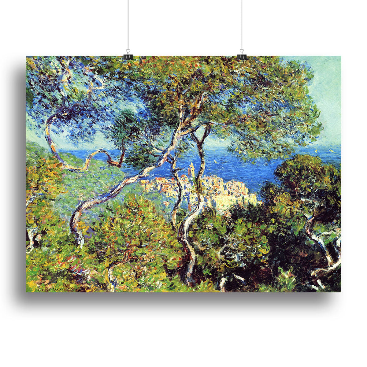 Bordighera by Monet Poster - Unframed