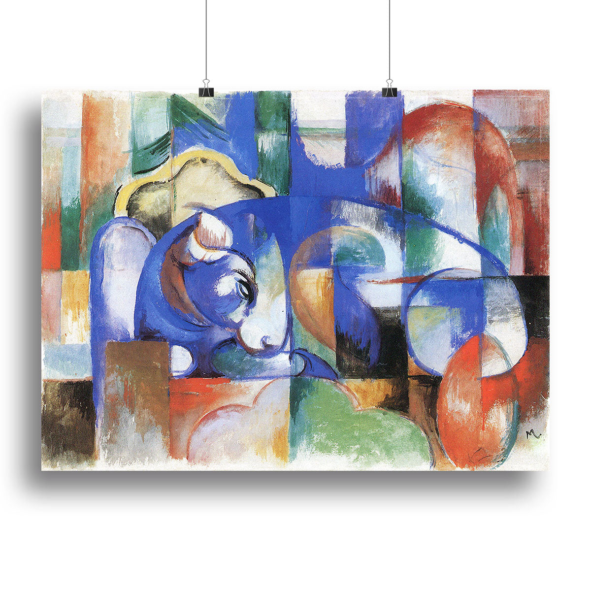 Bull by Franz Marc Poster - Unframed