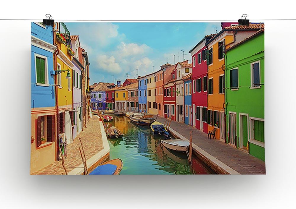 Burano Venetian Lagoon Poster - Unframed