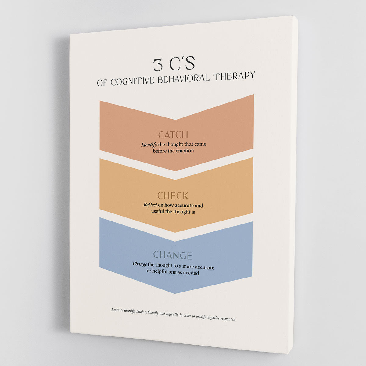 Catch Check Change Canvas Print or Poster - Canvas Art Rocks - 1