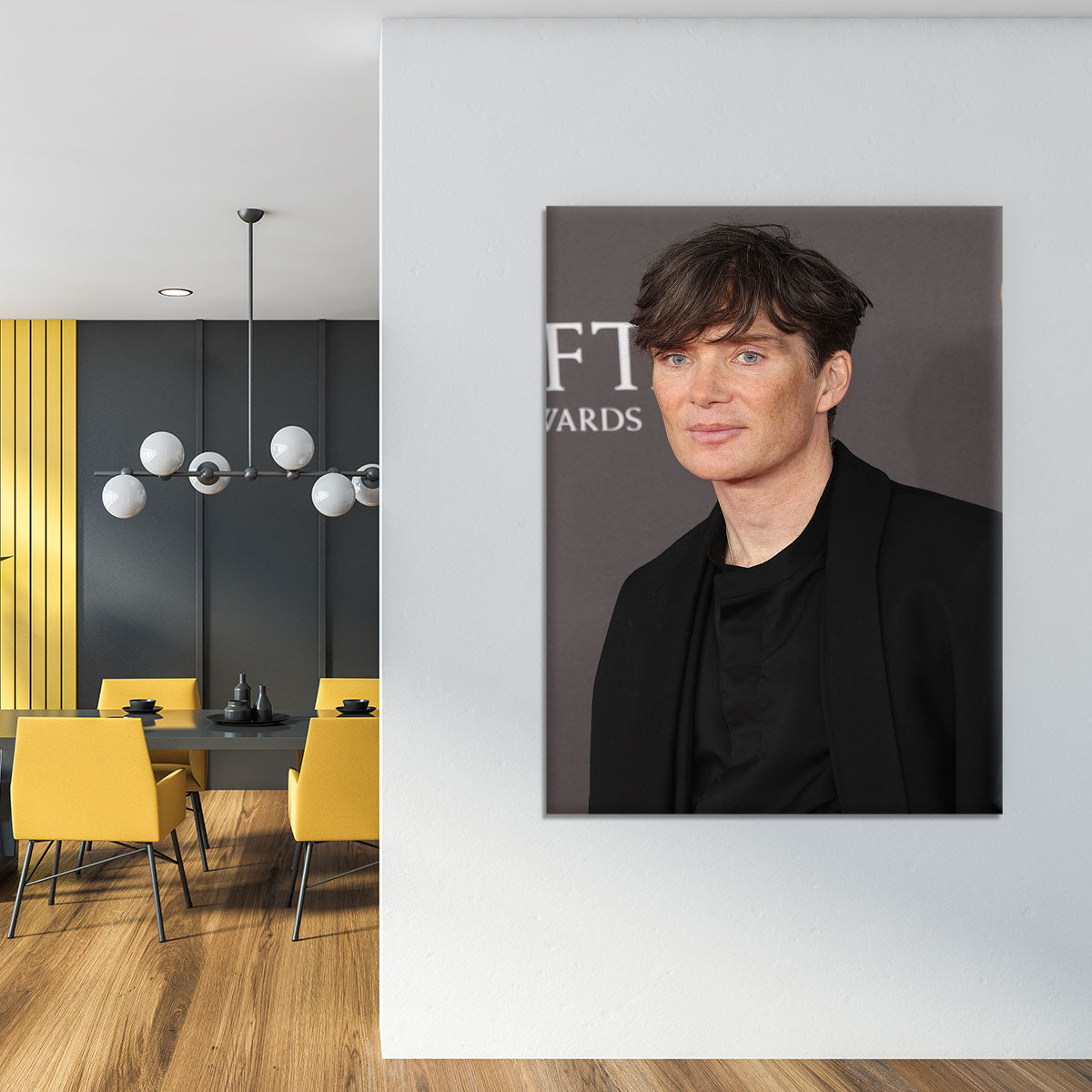 Cillian Murphy at the Baftas Canvas Print or Poster - Canvas Art Rocks - 4