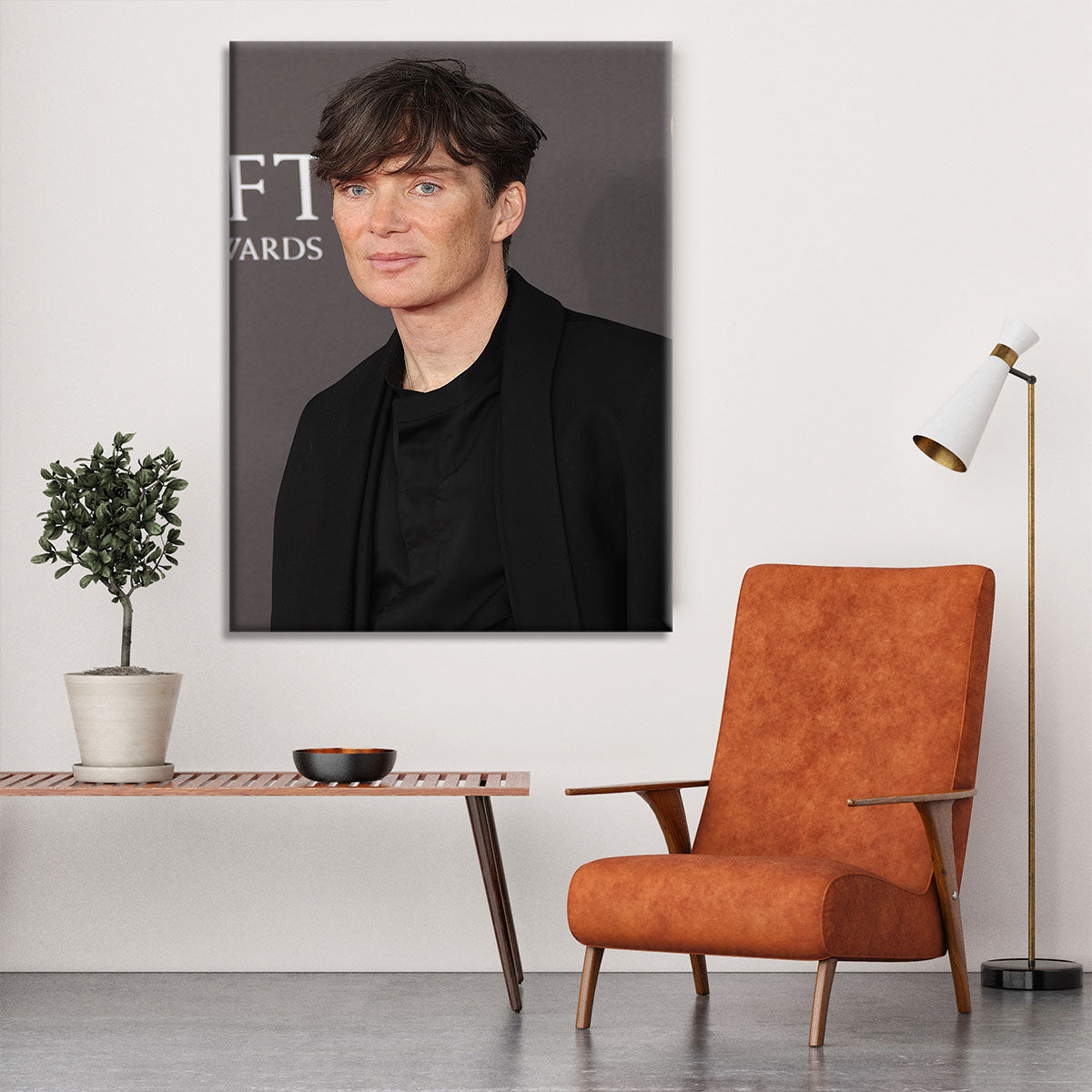 Cillian Murphy at the Baftas Canvas Print or Poster - Canvas Art Rocks - 6