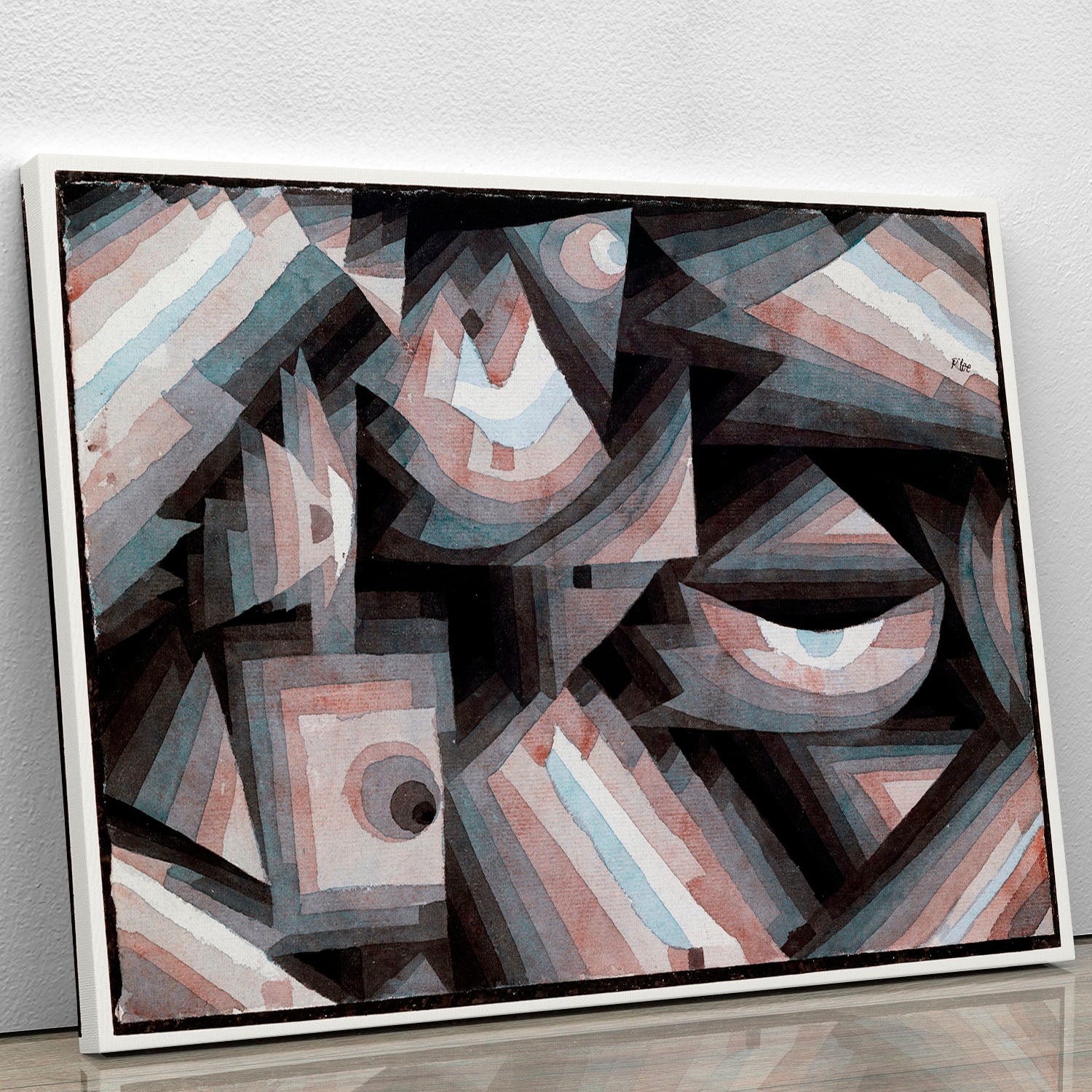 Crystal Gradation 1921 No.1 Canvas Print or Poster - Canvas Art Rocks - 1