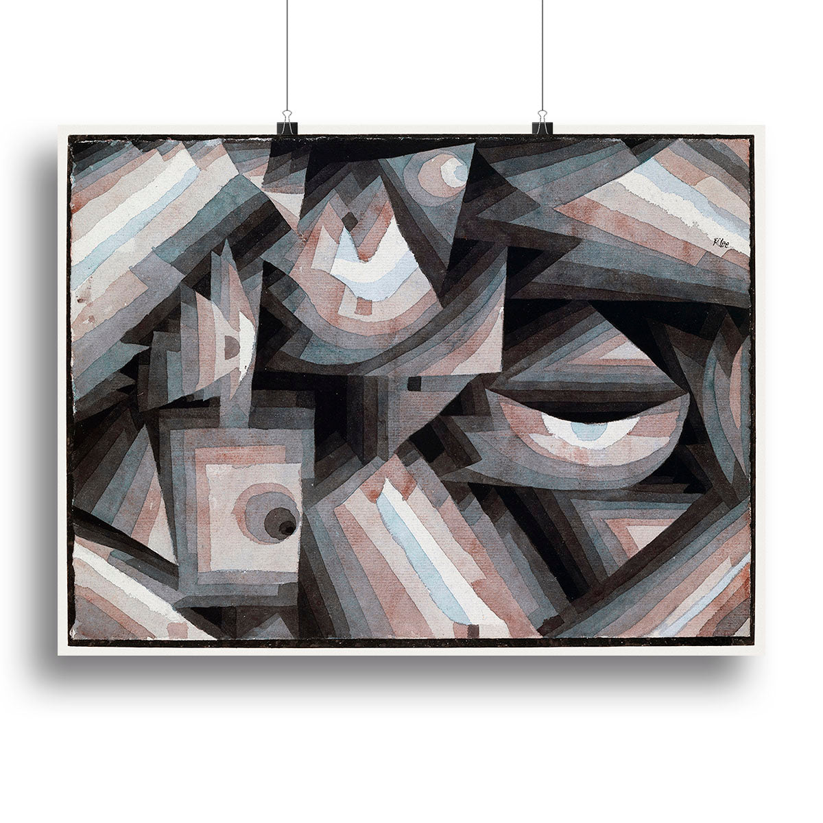 Crystal Gradation 1921 No.1 Canvas Print or Poster - Canvas Art Rocks - 2