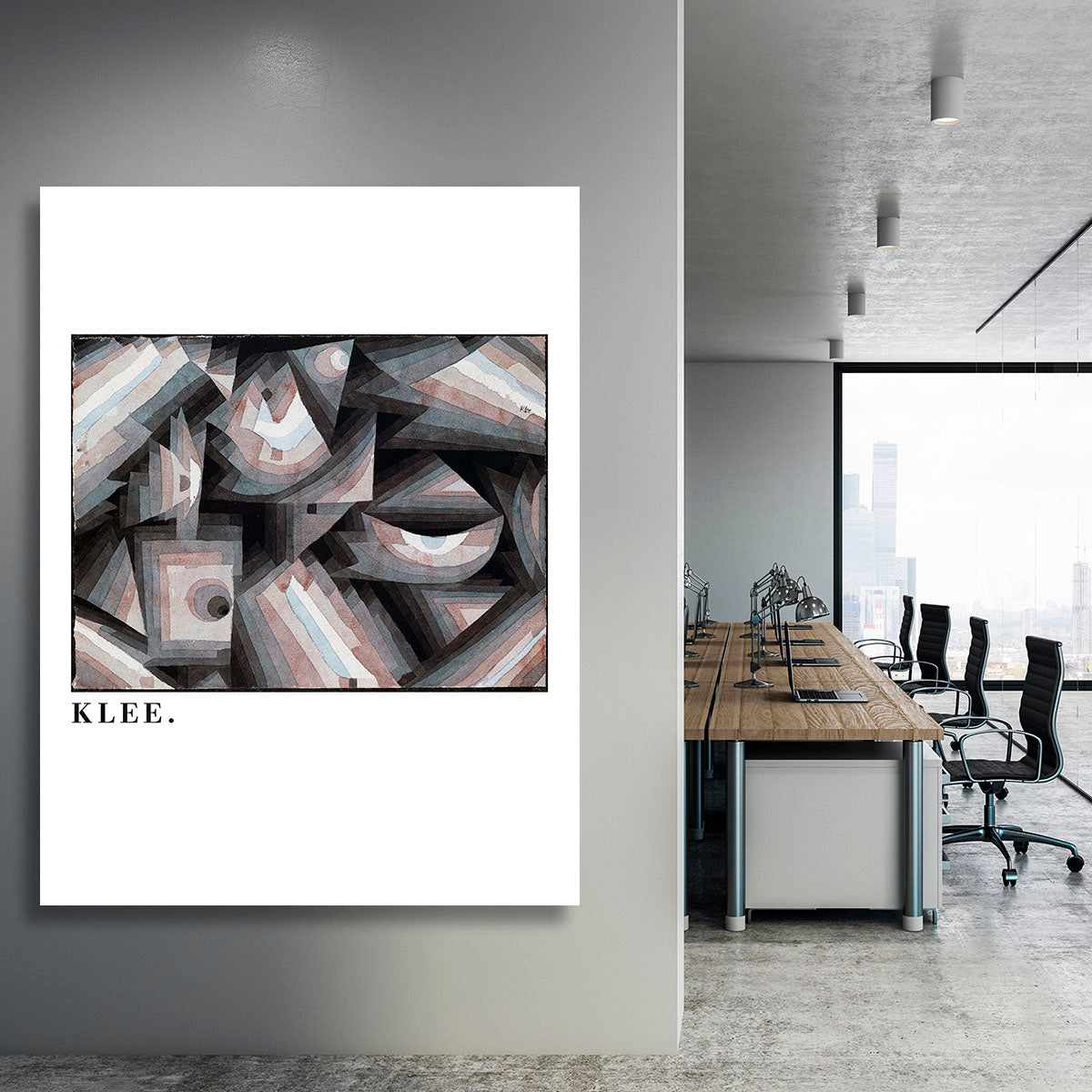 Crystal gradation 1921 No.2 Canvas Print or Poster - Canvas Art Rocks - 3