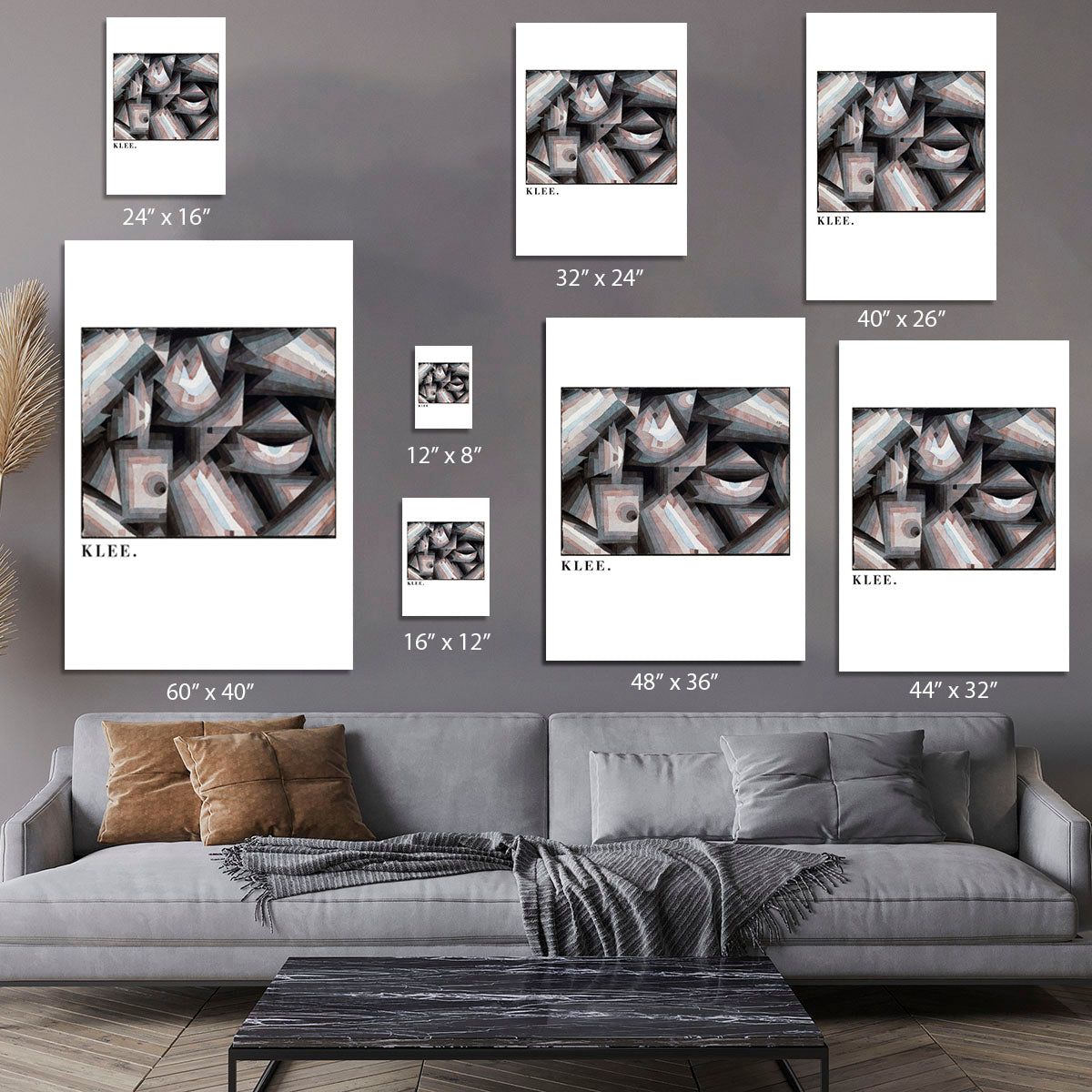 Crystal gradation 1921 No.2 Canvas Print or Poster - Canvas Art Rocks - 7