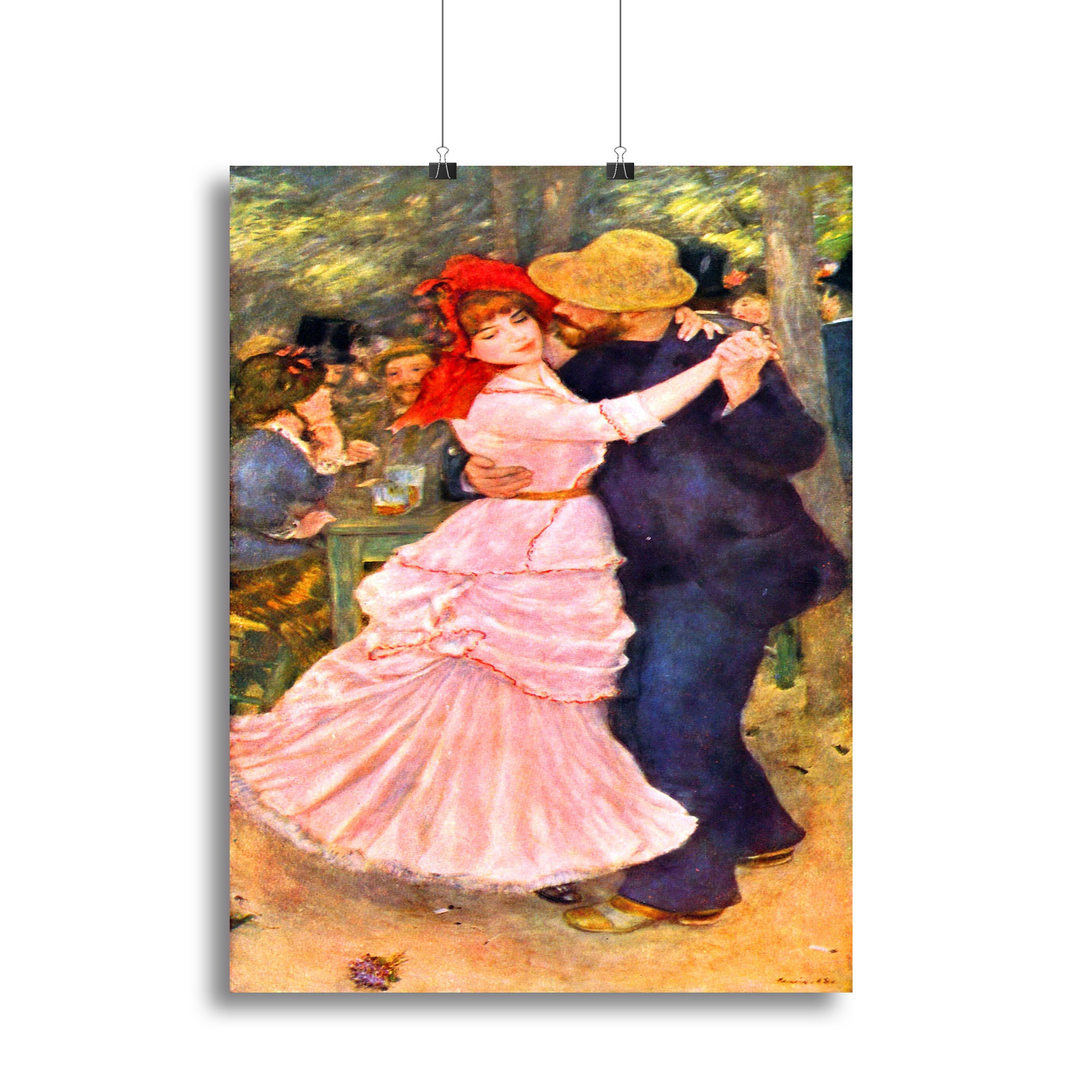 Dance in Bougival by Renoir Poster - Unframed