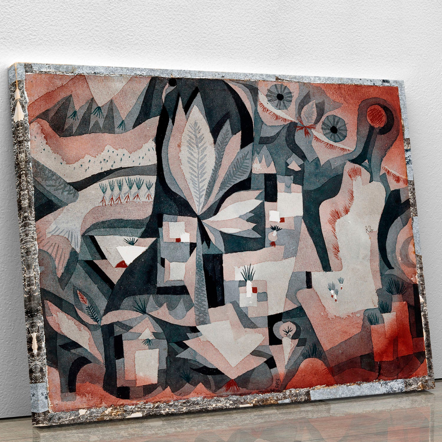 Dry Cooler Garden 1921 No.1 Canvas Print or Poster - Canvas Art Rocks - 1