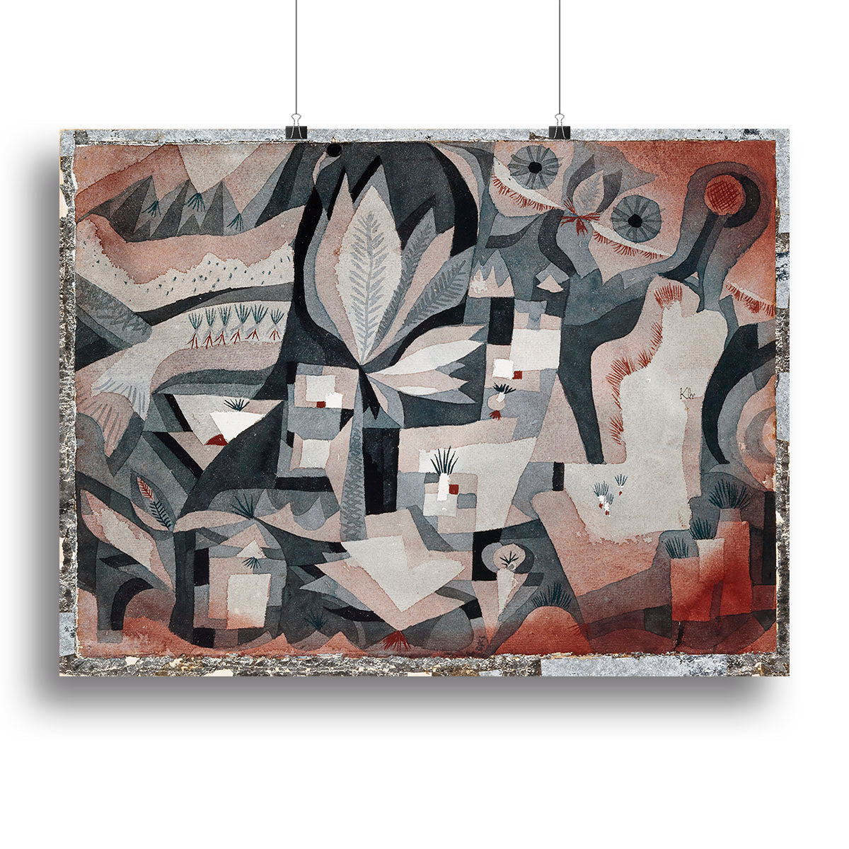 Dry Cooler Garden 1921 No.1 Canvas Print or Poster - Canvas Art Rocks - 2