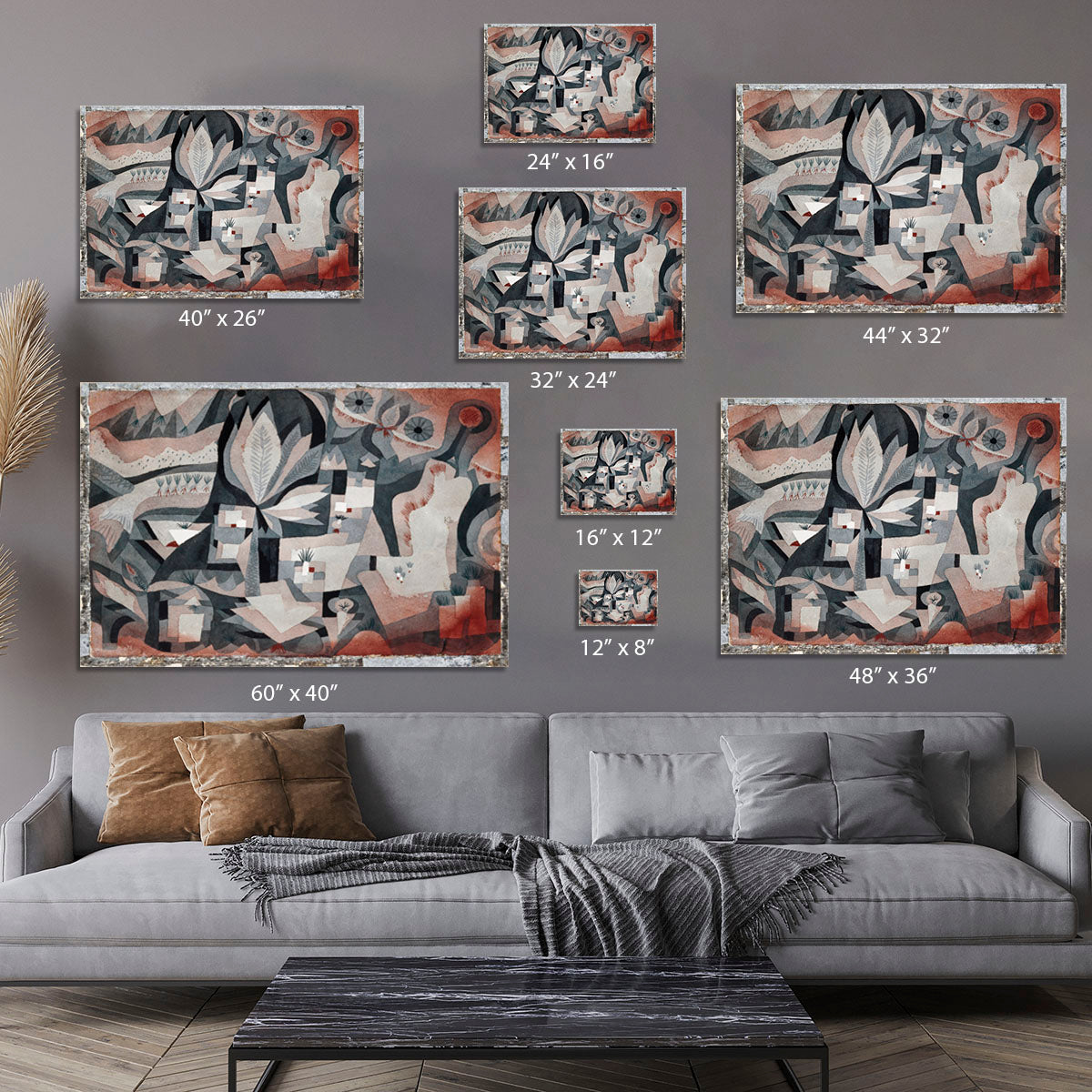 Dry Cooler Garden 1921 No.1 Canvas Print or Poster - Canvas Art Rocks - 7