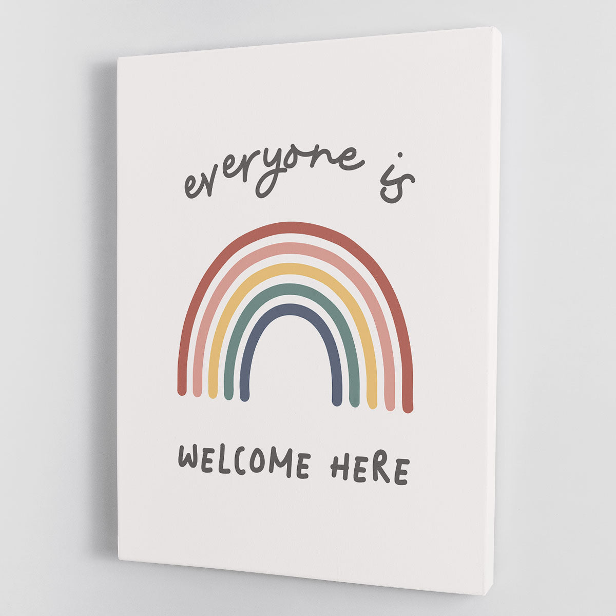 Everyone Is Welcome Here Canvas Print or Poster - Canvas Art Rocks - 1
