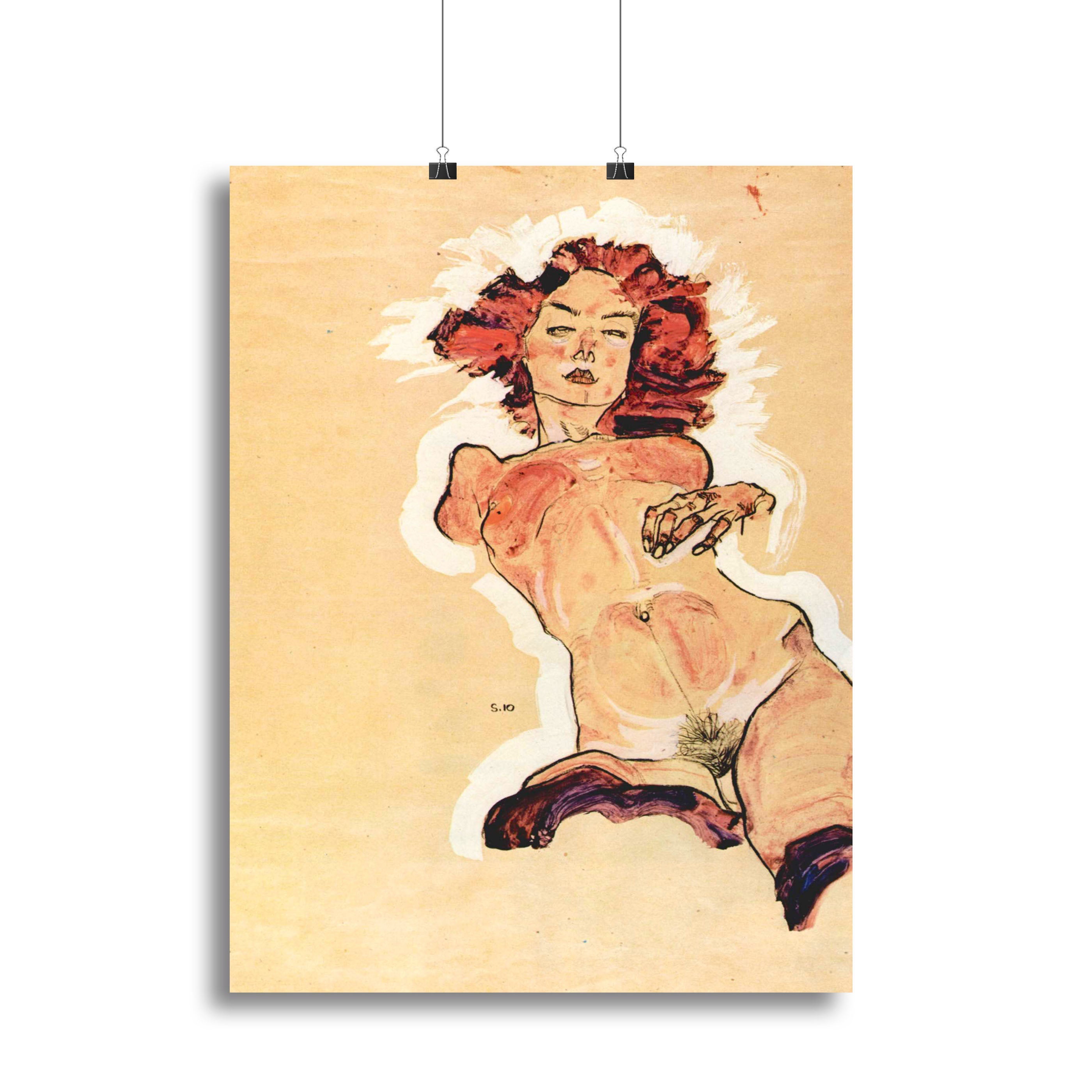 Female Act by Egon Schiele Poster - Unframed