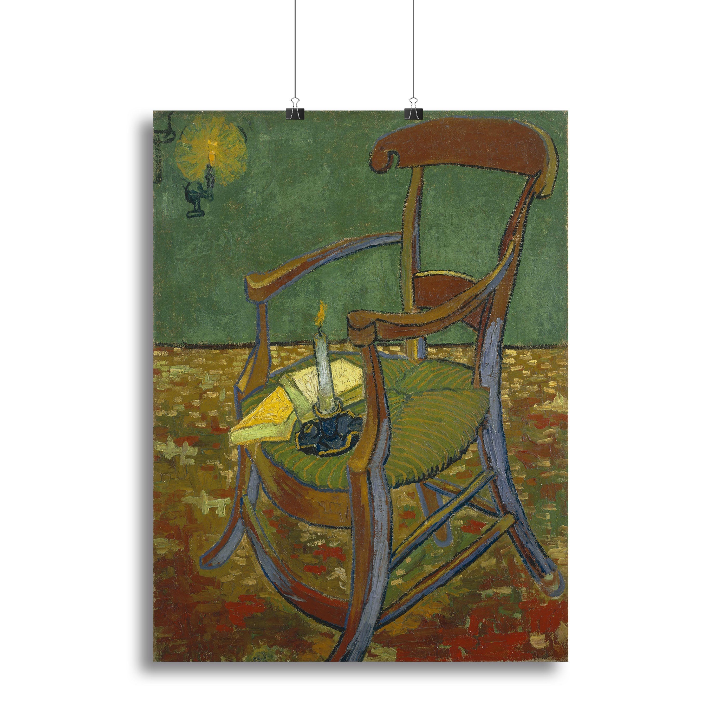 Gauguins chair by Van Gogh Poster - Unframed