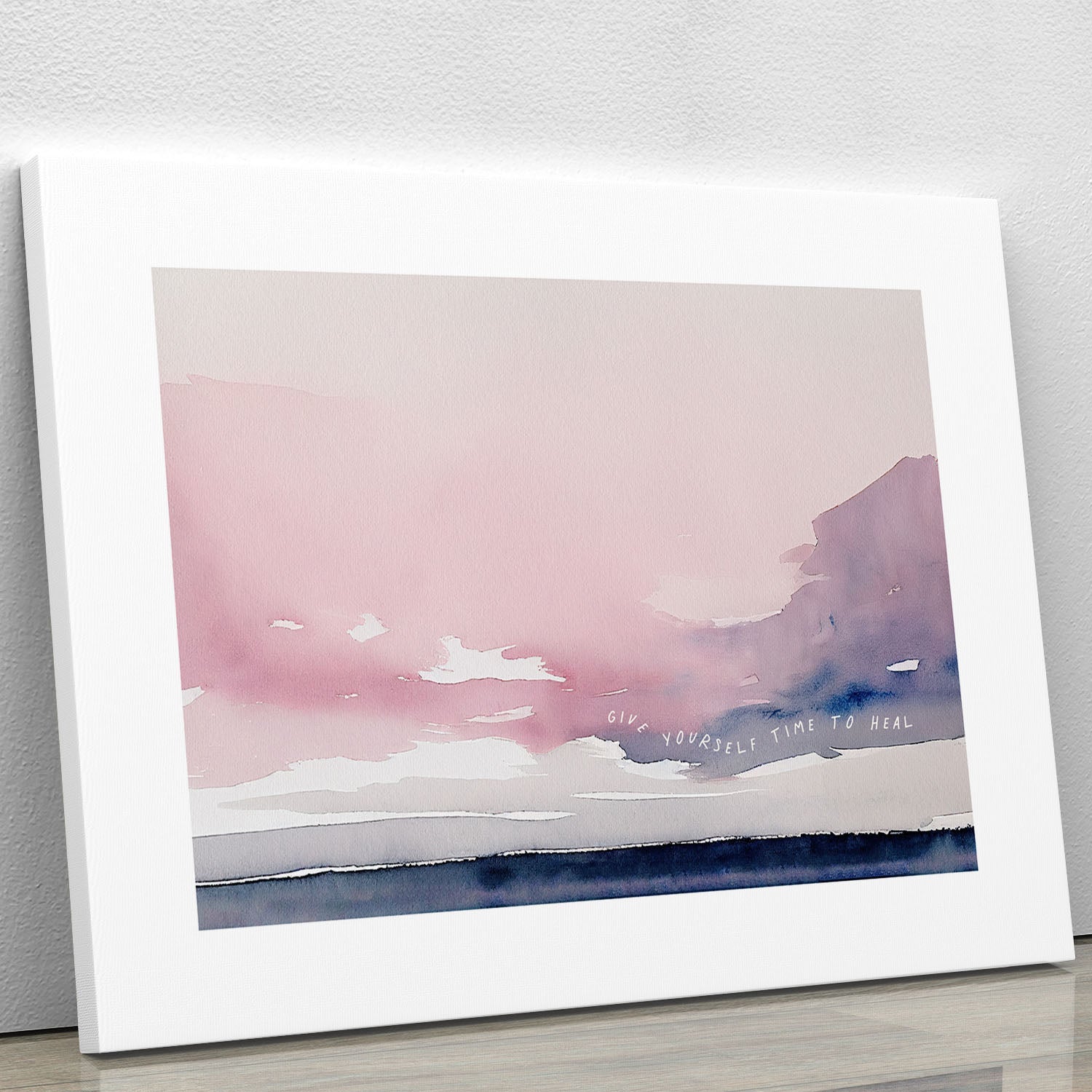 Give Yourself Time To Heal Canvas Print or Poster - Canvas Art Rocks - 1
