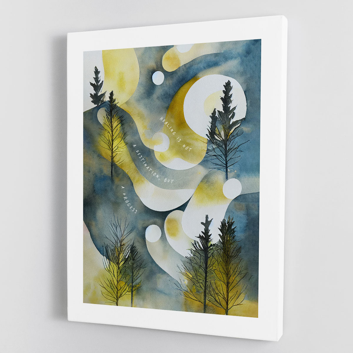 Healing Is A Process Canvas Print or Poster - Canvas Art Rocks - 1