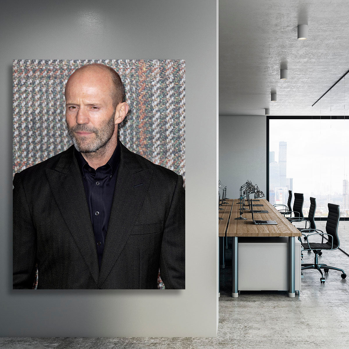 Jason Statham at The Gentleman UK TV Premiere Canvas Print or Poster - Canvas Art Rocks - 3