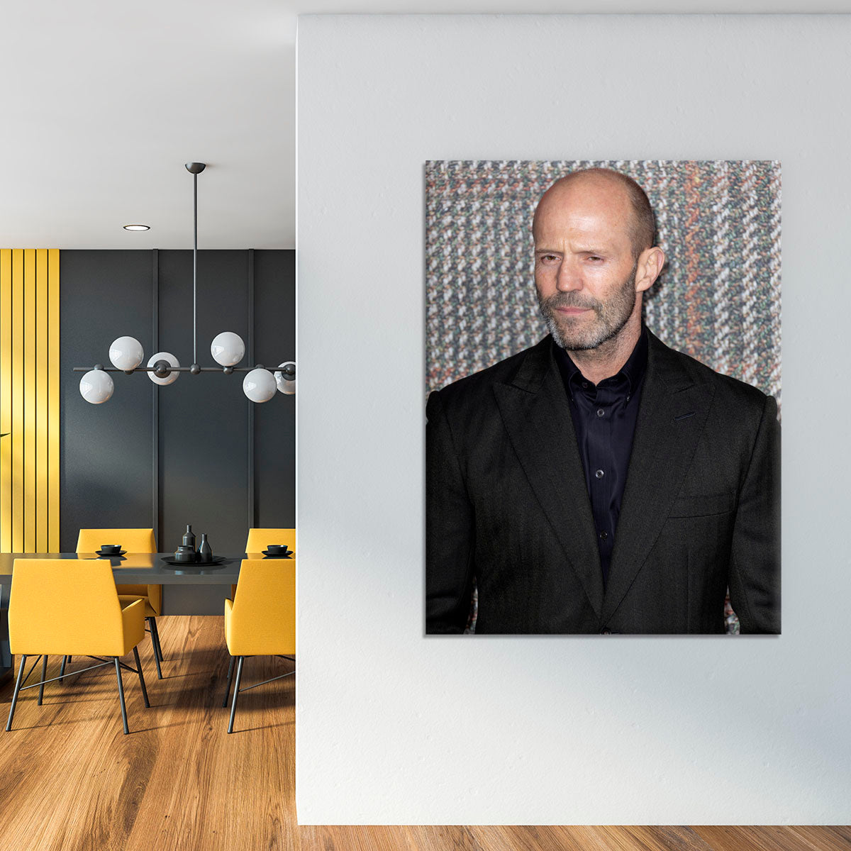 Jason Statham at The Gentleman UK TV Premiere Canvas Print or Poster - Canvas Art Rocks - 4