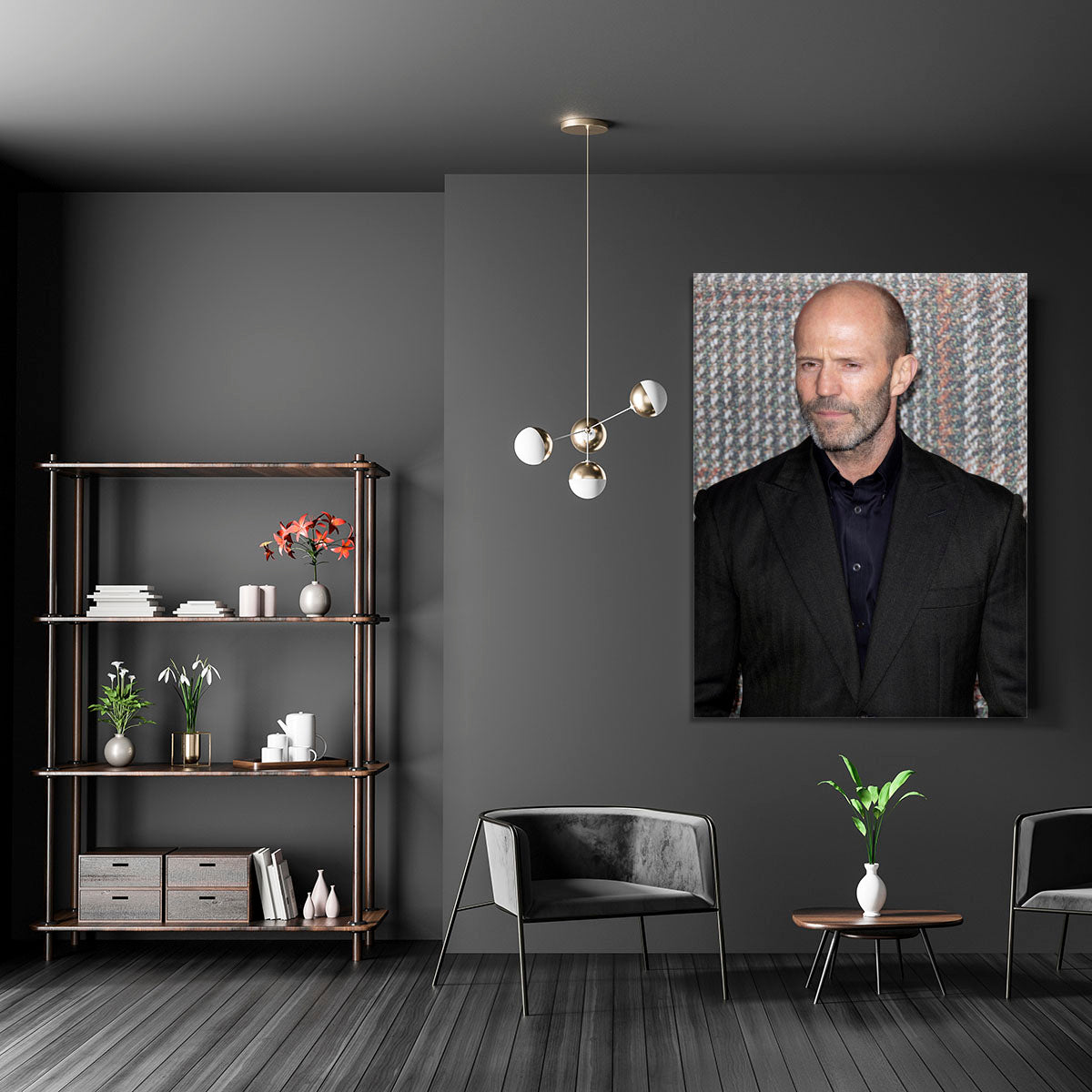 Jason Statham at The Gentleman UK TV Premiere Canvas Print or Poster - Canvas Art Rocks - 5