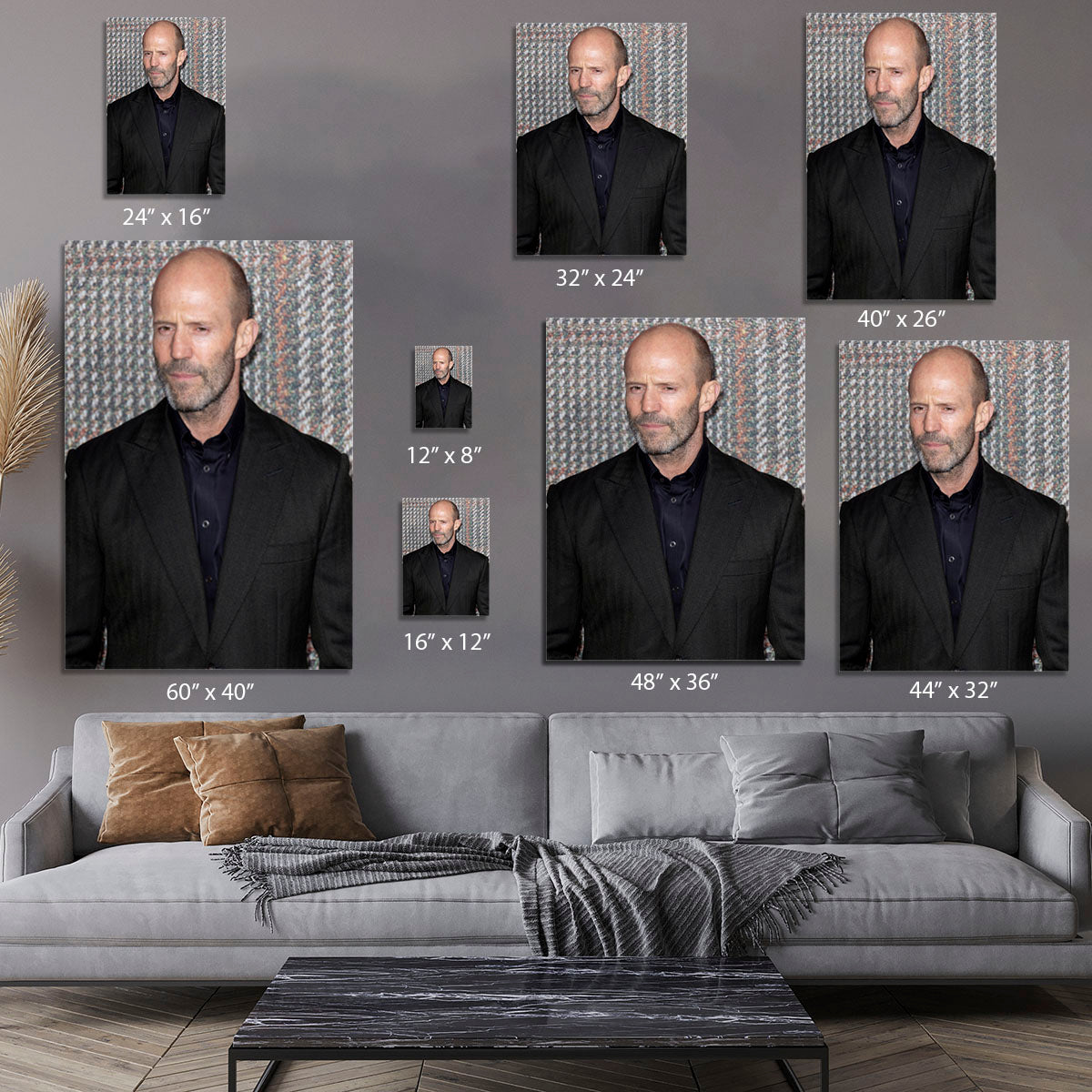 Jason Statham at The Gentleman UK TV Premiere Canvas Print or Poster - Canvas Art Rocks - 7