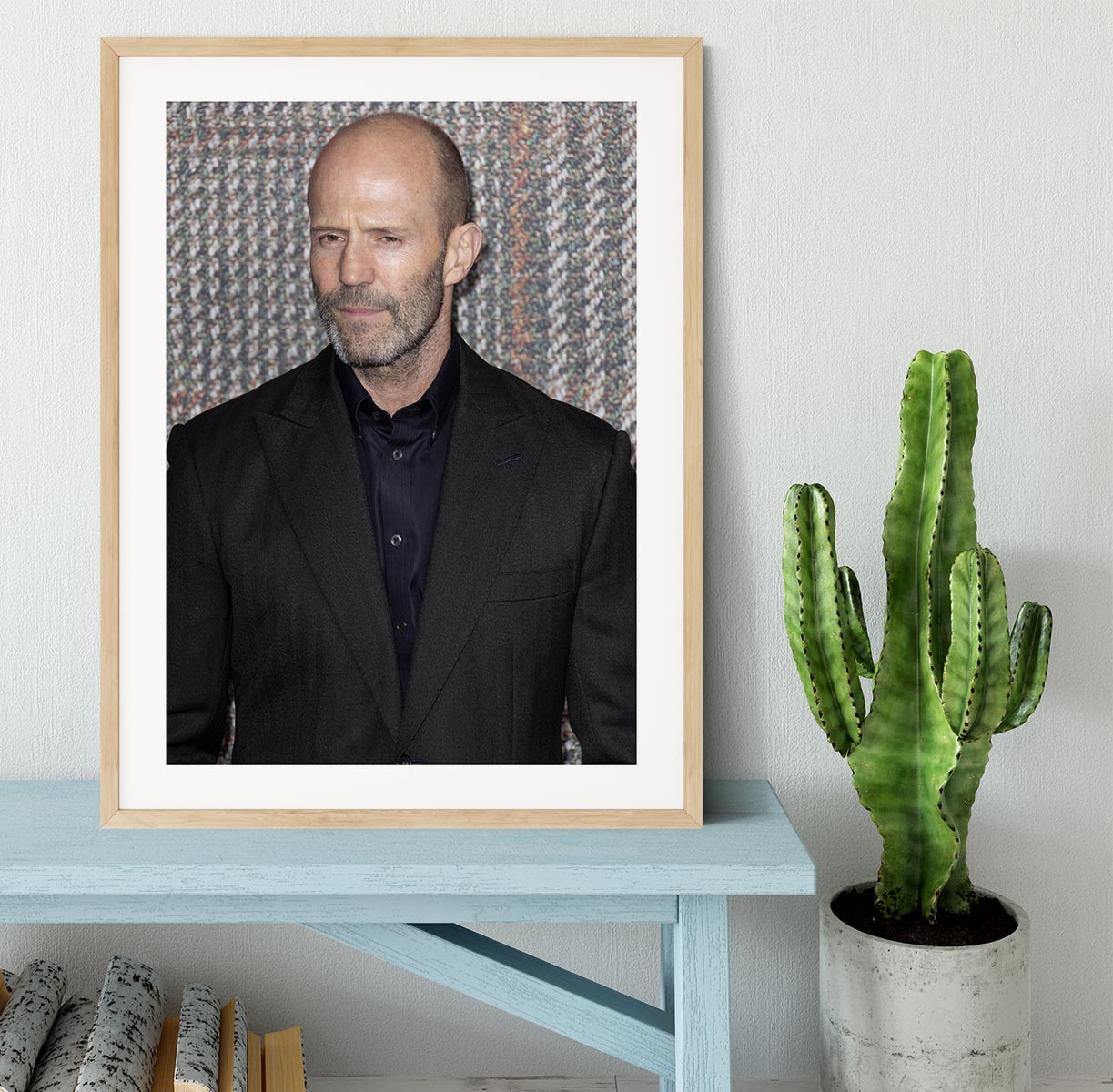 Jason Statham at The Gentleman UK TV Premiere Framed Print - Canvas Art Rocks - 3