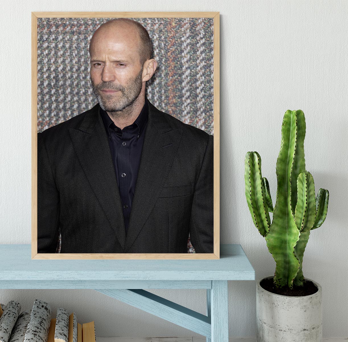 Jason Statham at The Gentleman UK TV Premiere Framed Print - Canvas Art Rocks - 4