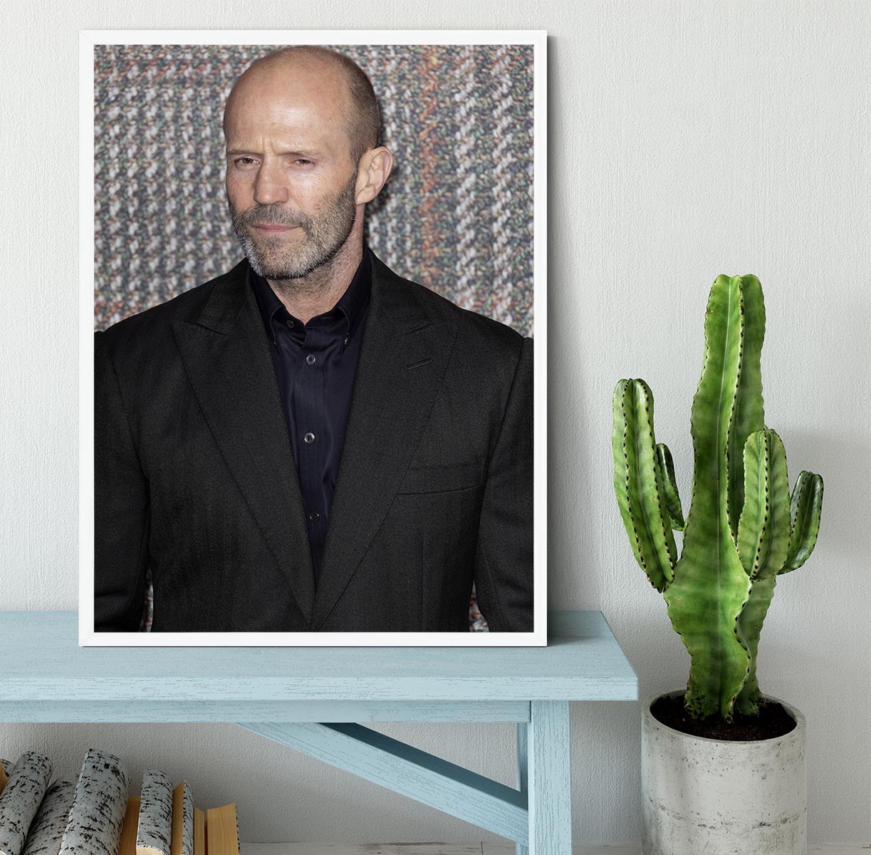 Jason Statham at The Gentleman UK TV Premiere Framed Print - Canvas Art Rocks -6